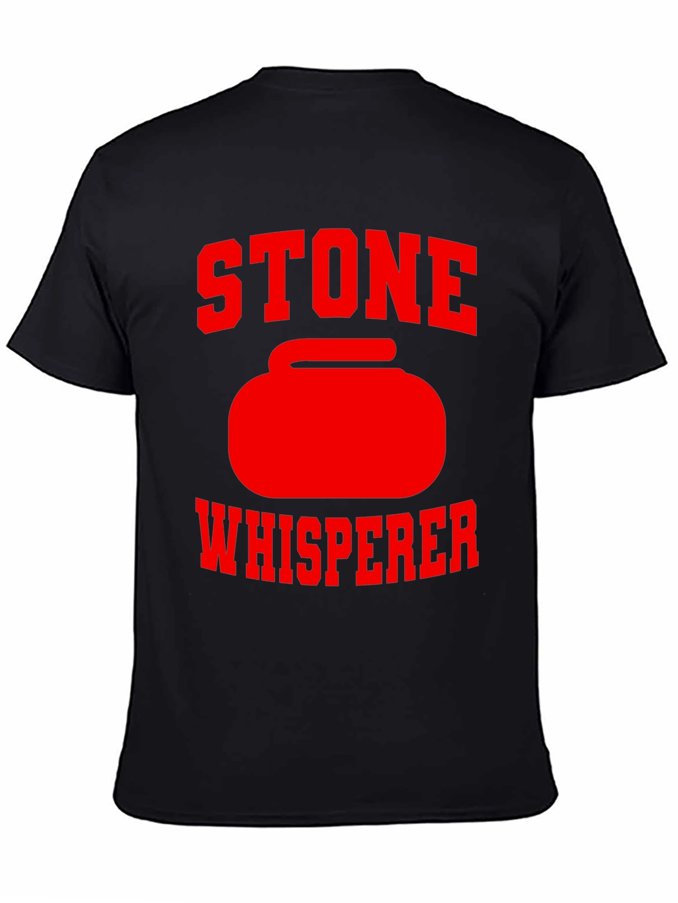 Stone Whisperer Curling T-Shirt - Black