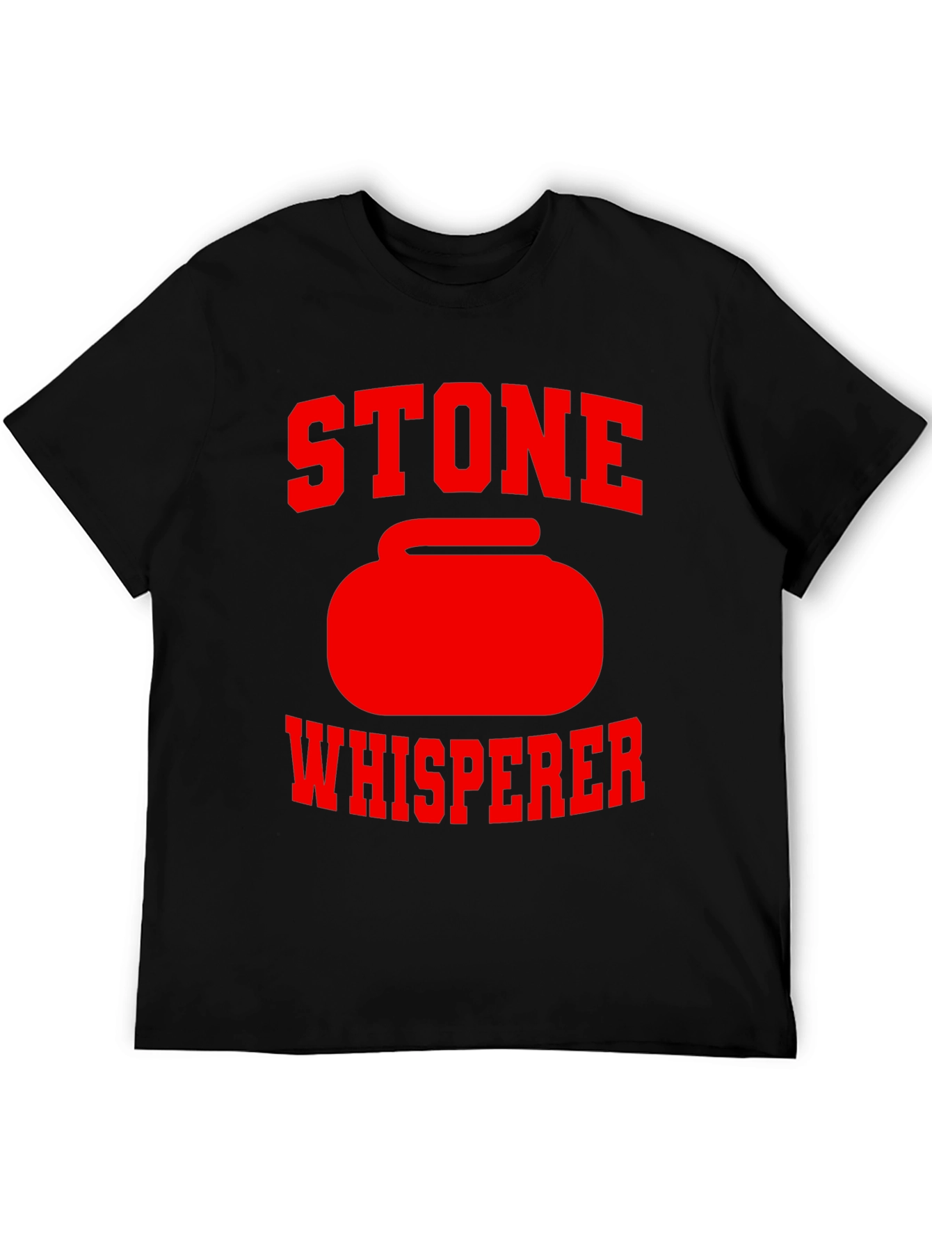 Stone Whisperer Curling T-Shirt - Black
