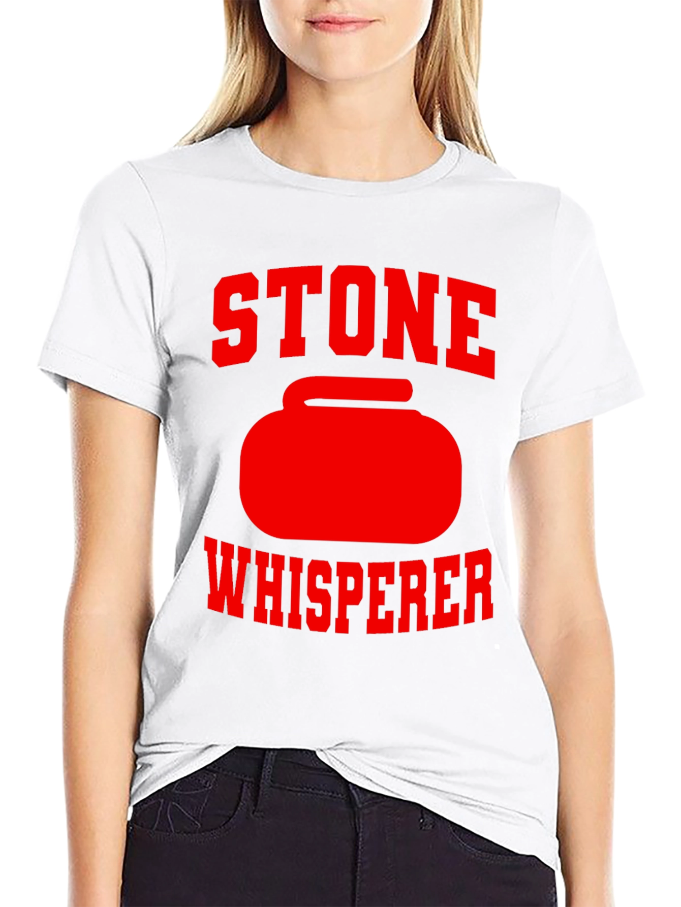 Stone Whisperer Curling T-Shirt - Black