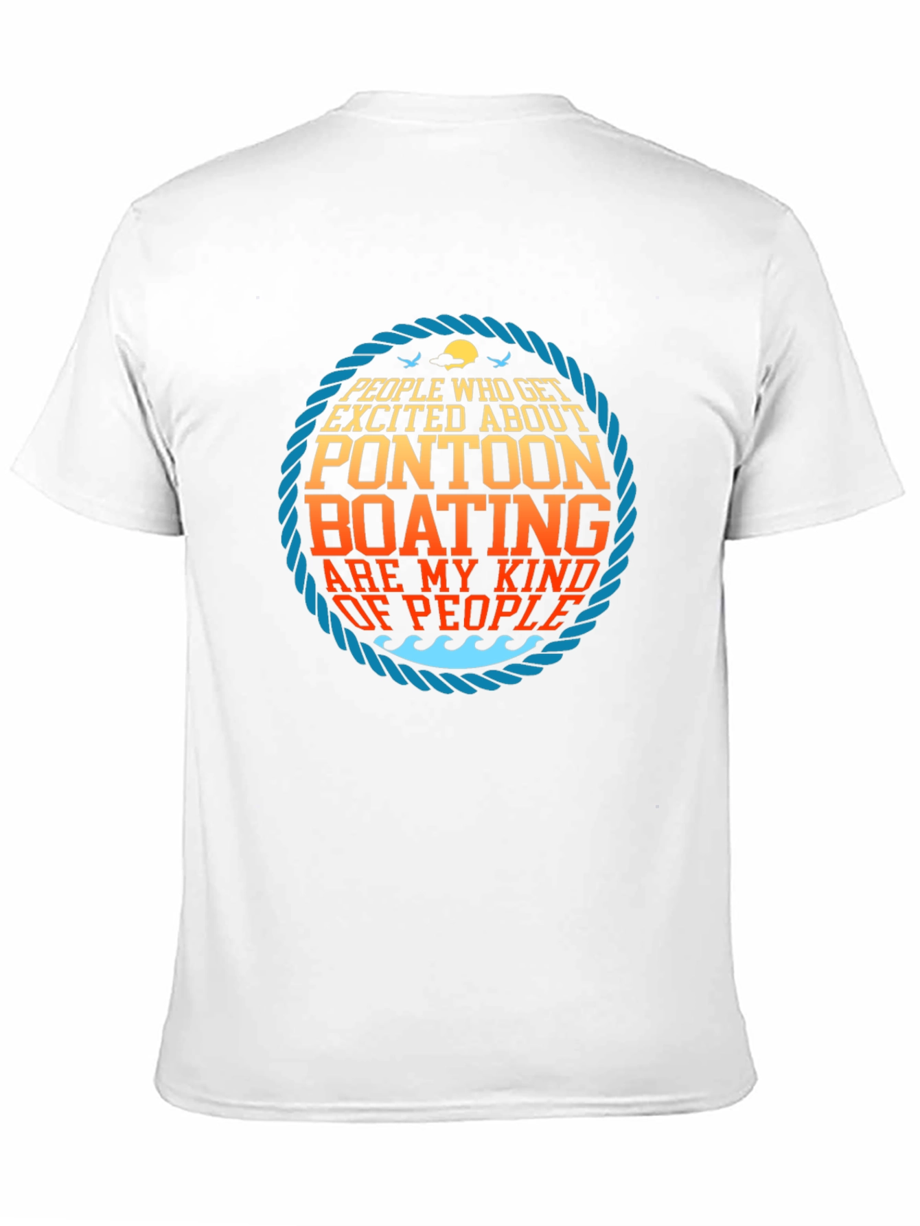 Pontoon Boat Enthusiast Graphic Tee