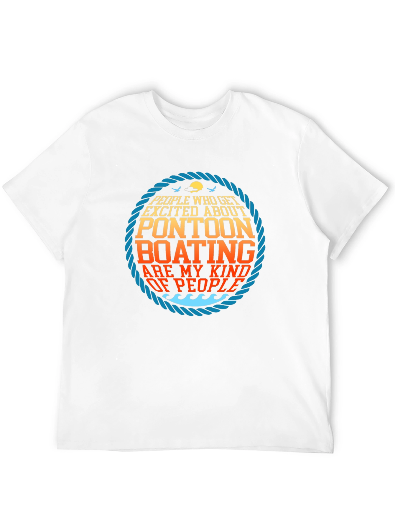Pontoon Boat Enthusiast Graphic Tee