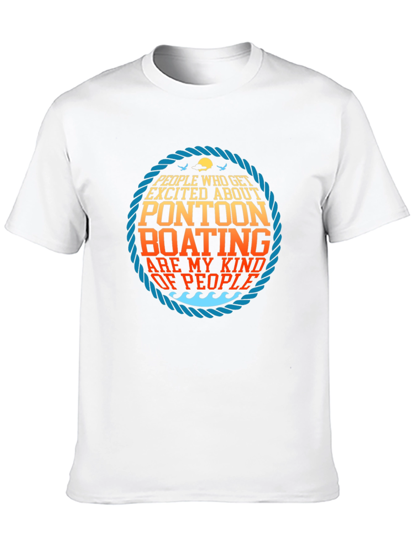 Pontoon Boat Enthusiast Graphic Tee