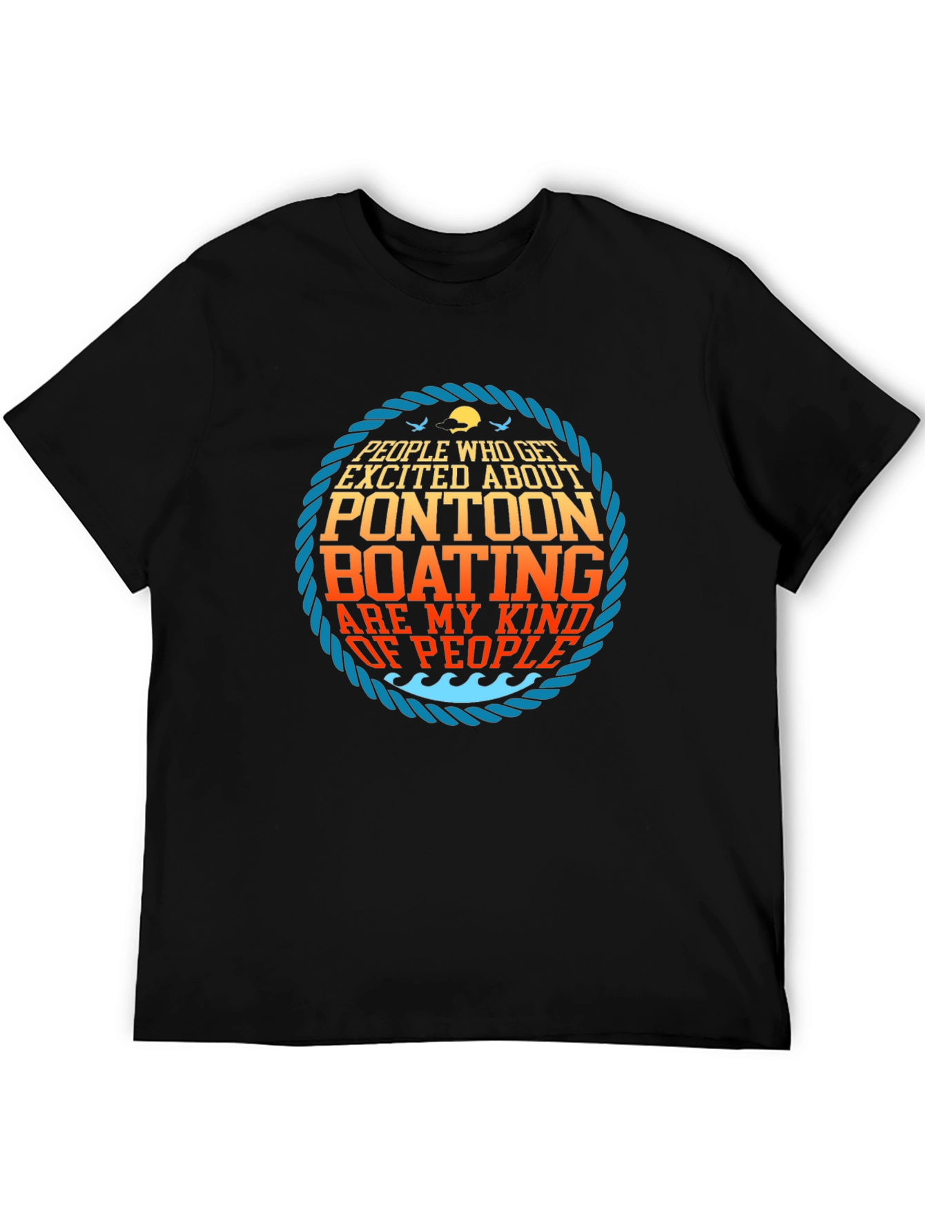 Pontoon Boat Enthusiast Graphic Tee