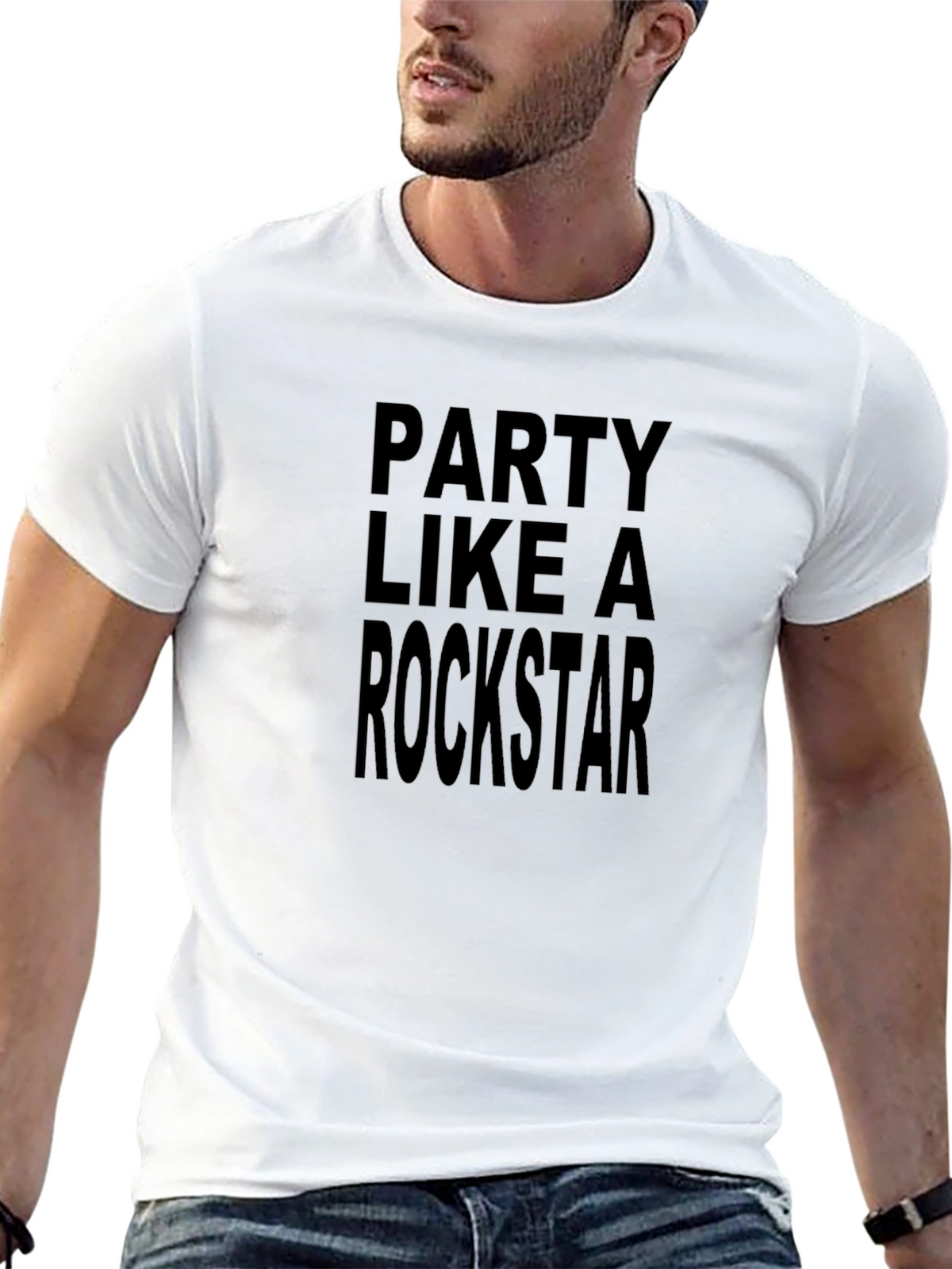Party Like a Rockstar Graphic Tee