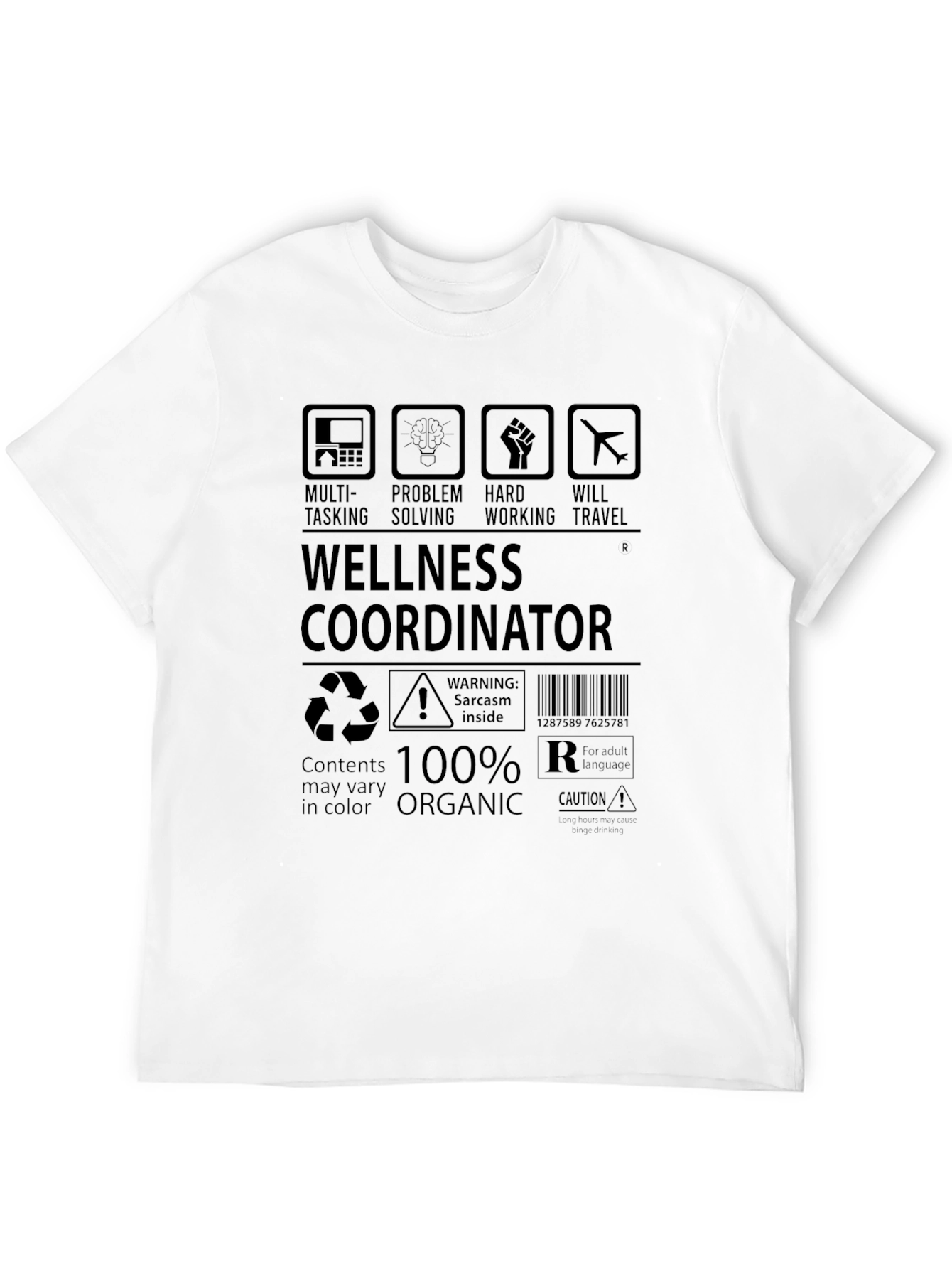 Wellness Coordinator 100% Organic T-Shirt