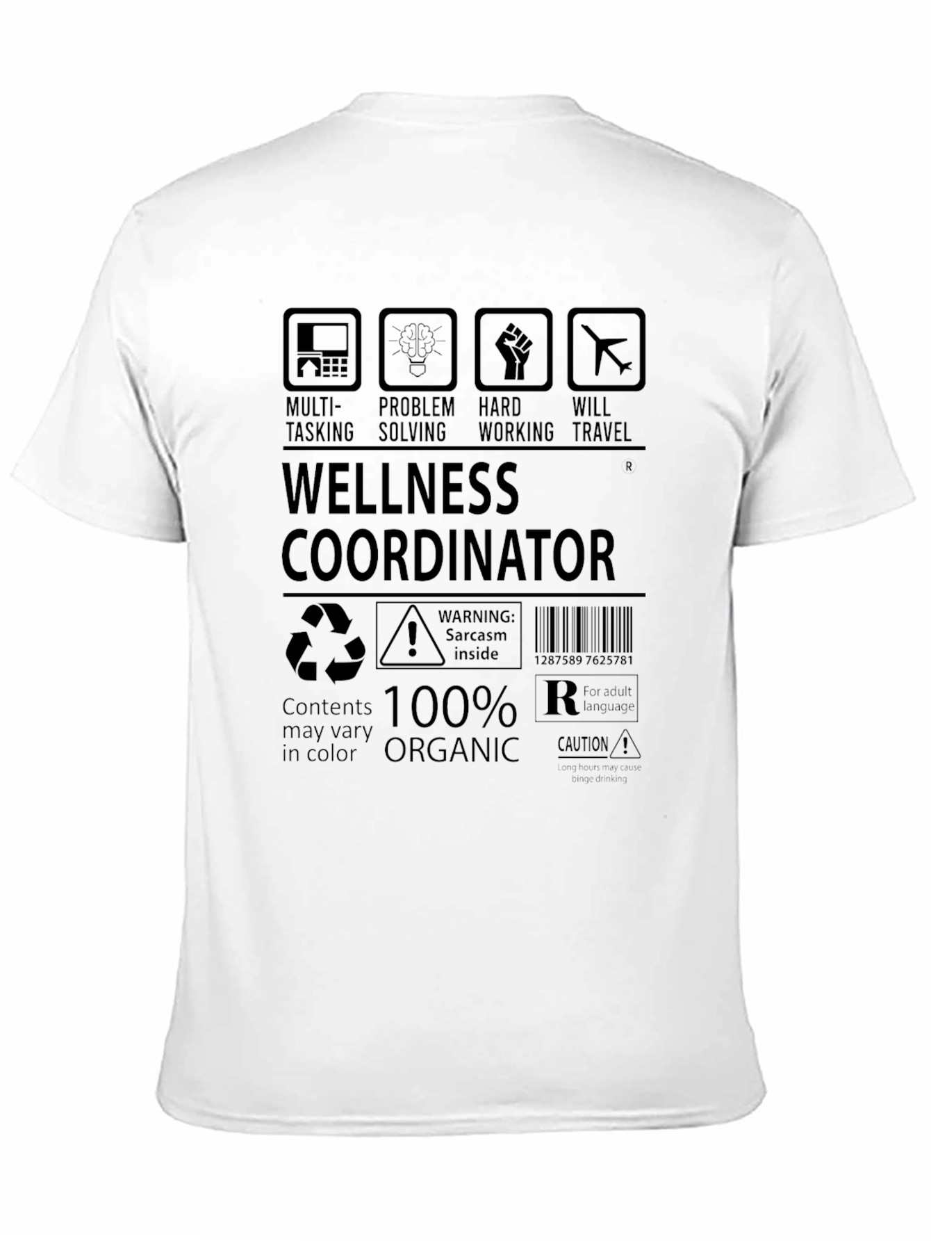 Wellness Coordinator 100% Organic T-Shirt