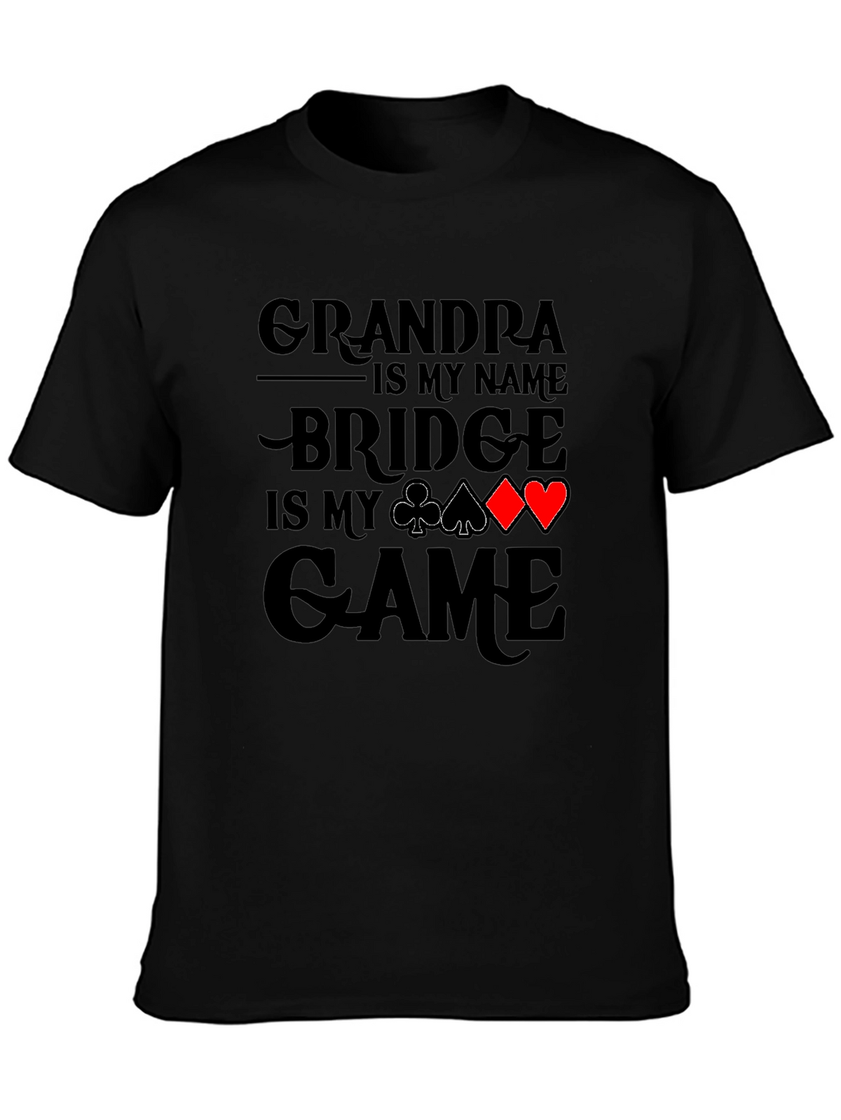 Grandpa Bridge Game T-Shirt: Perfect for Card Players