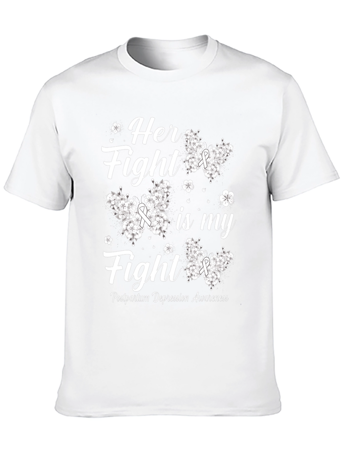 Her Fight is My Fight Postpartum Awareness T-Shirt