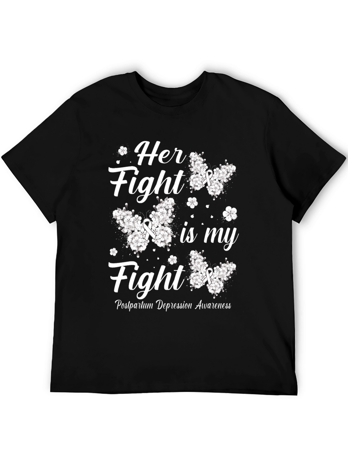 Her Fight is My Fight Postpartum Awareness T-Shirt
