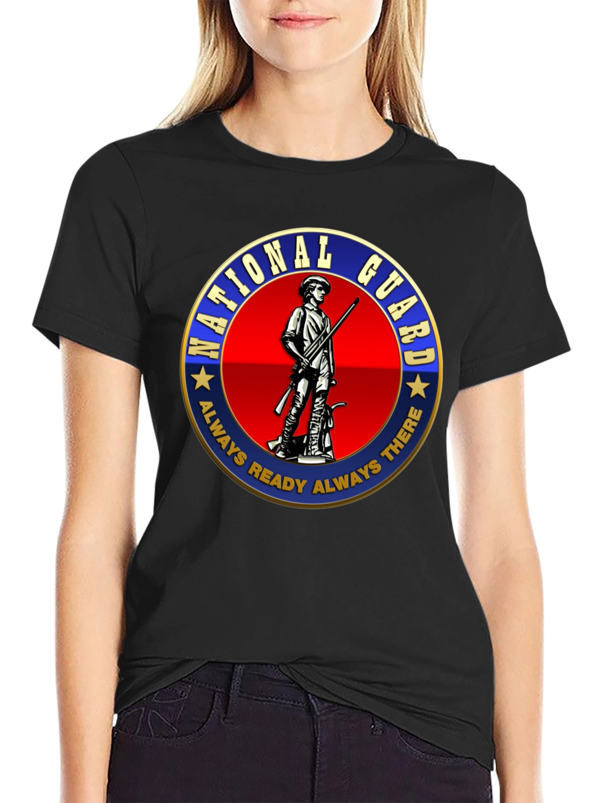 National Guard Patriotic T-Shirt