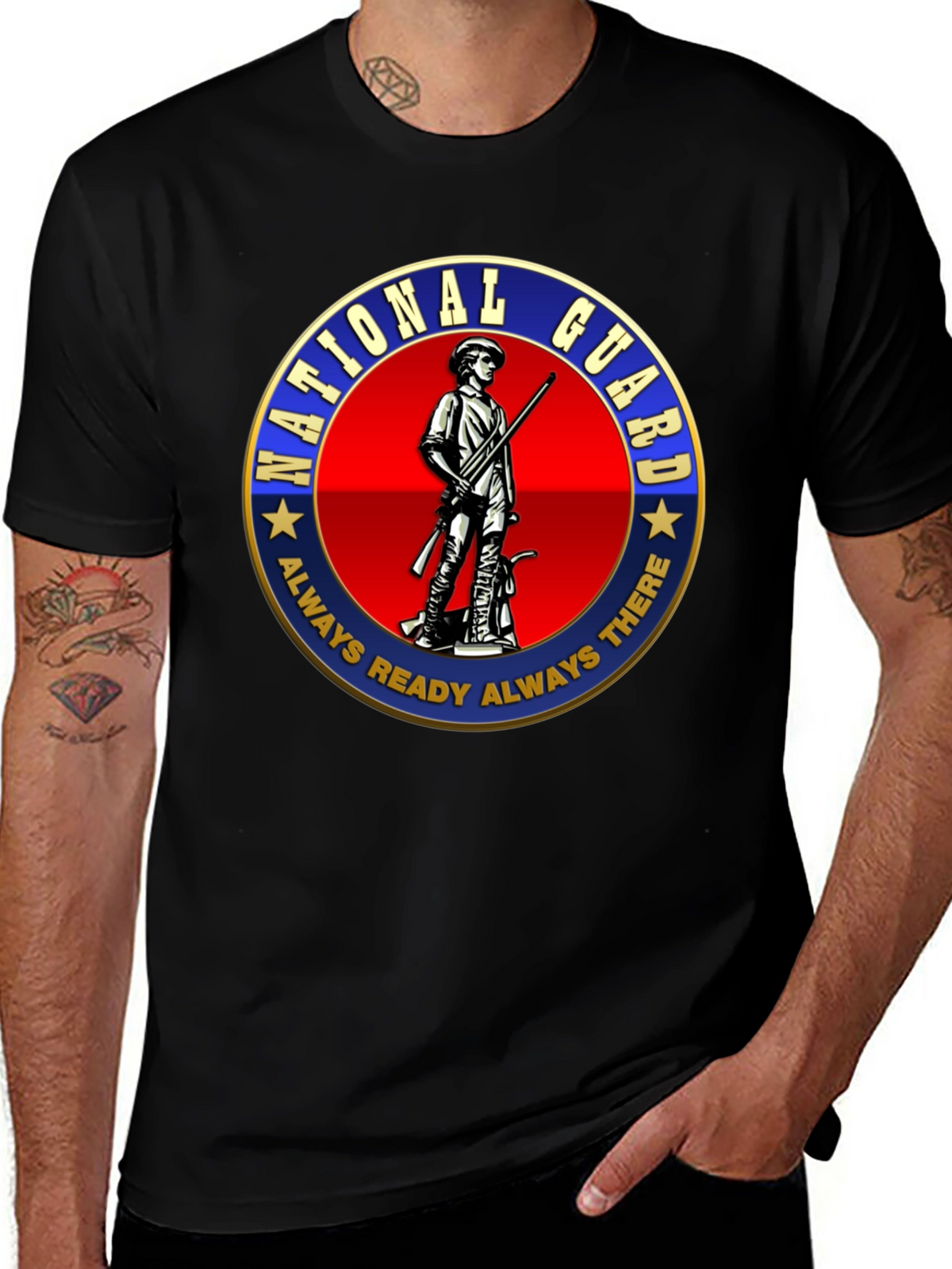 National Guard Patriotic T-Shirt