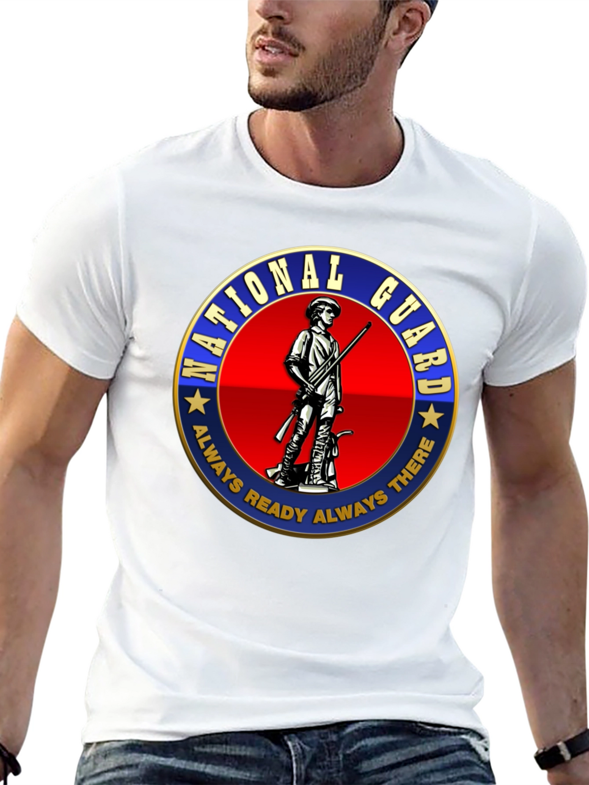 National Guard Patriotic T-Shirt