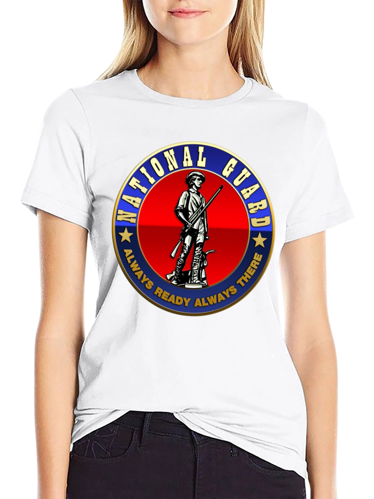 National Guard Patriotic T-Shirt