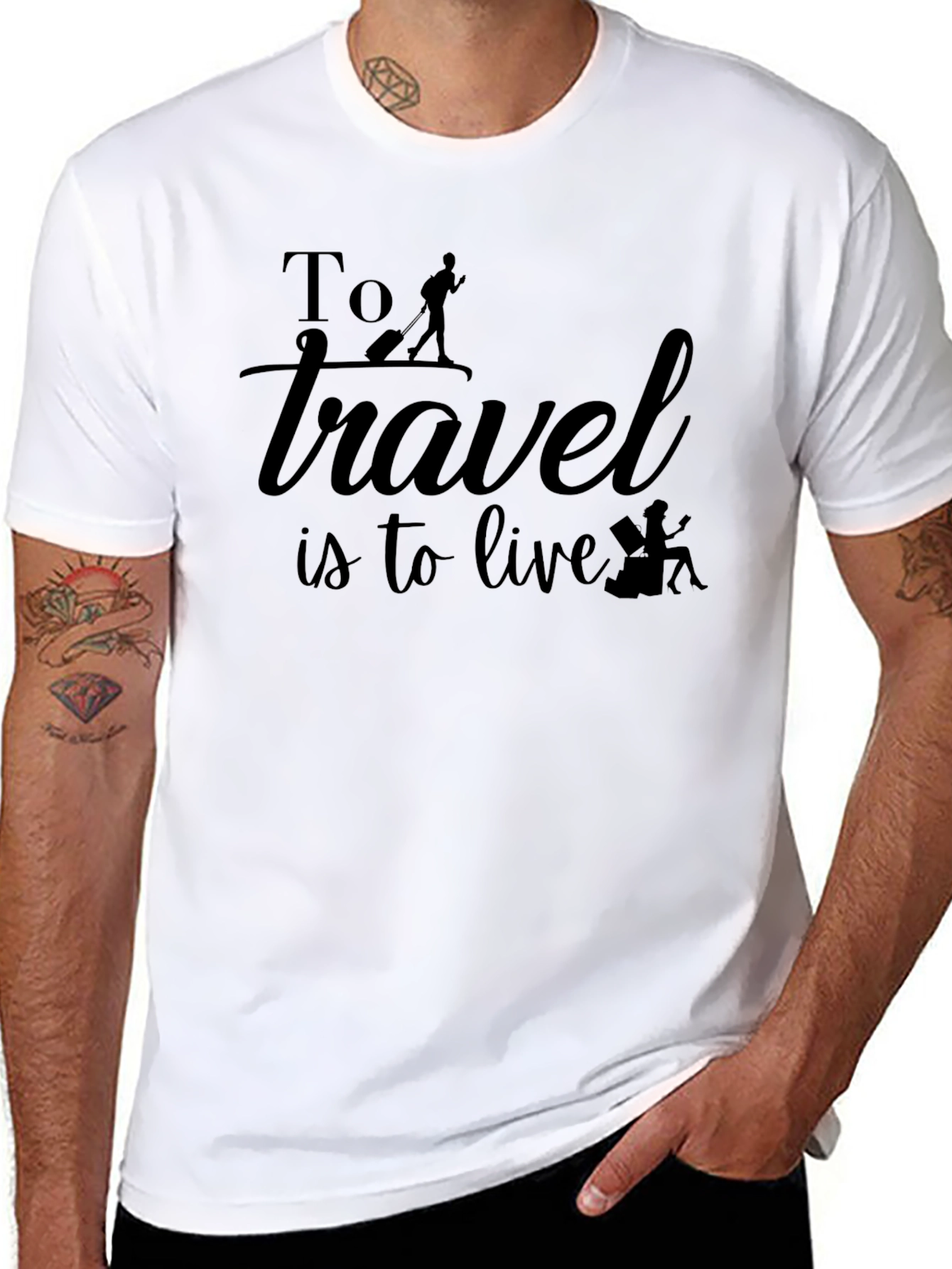 Travel is to Live Graphic Tee