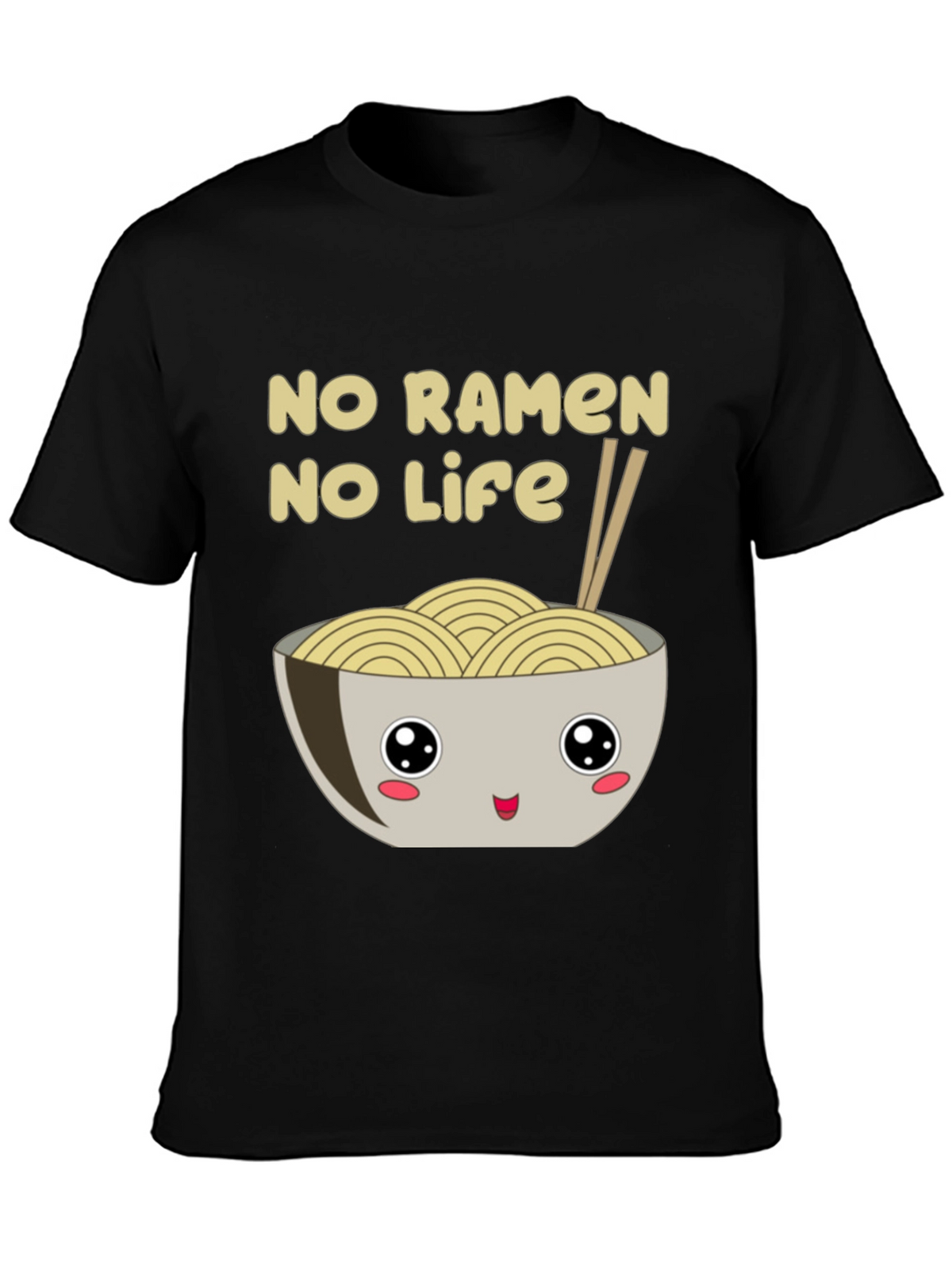 No Ramen No Life Graphic T-Shirt