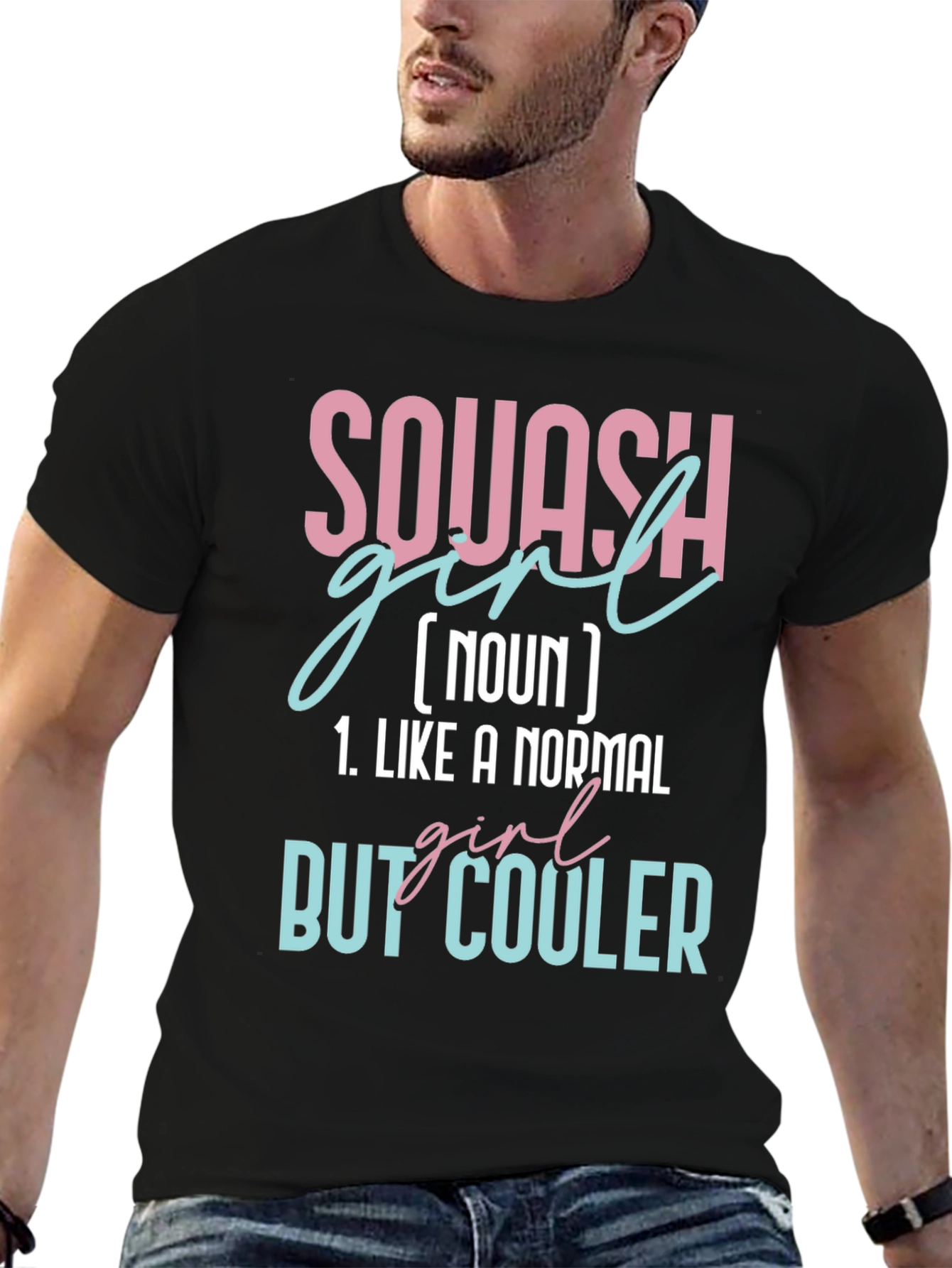 Squash Girl Definition T-Shirt - Cool & Unique Tee