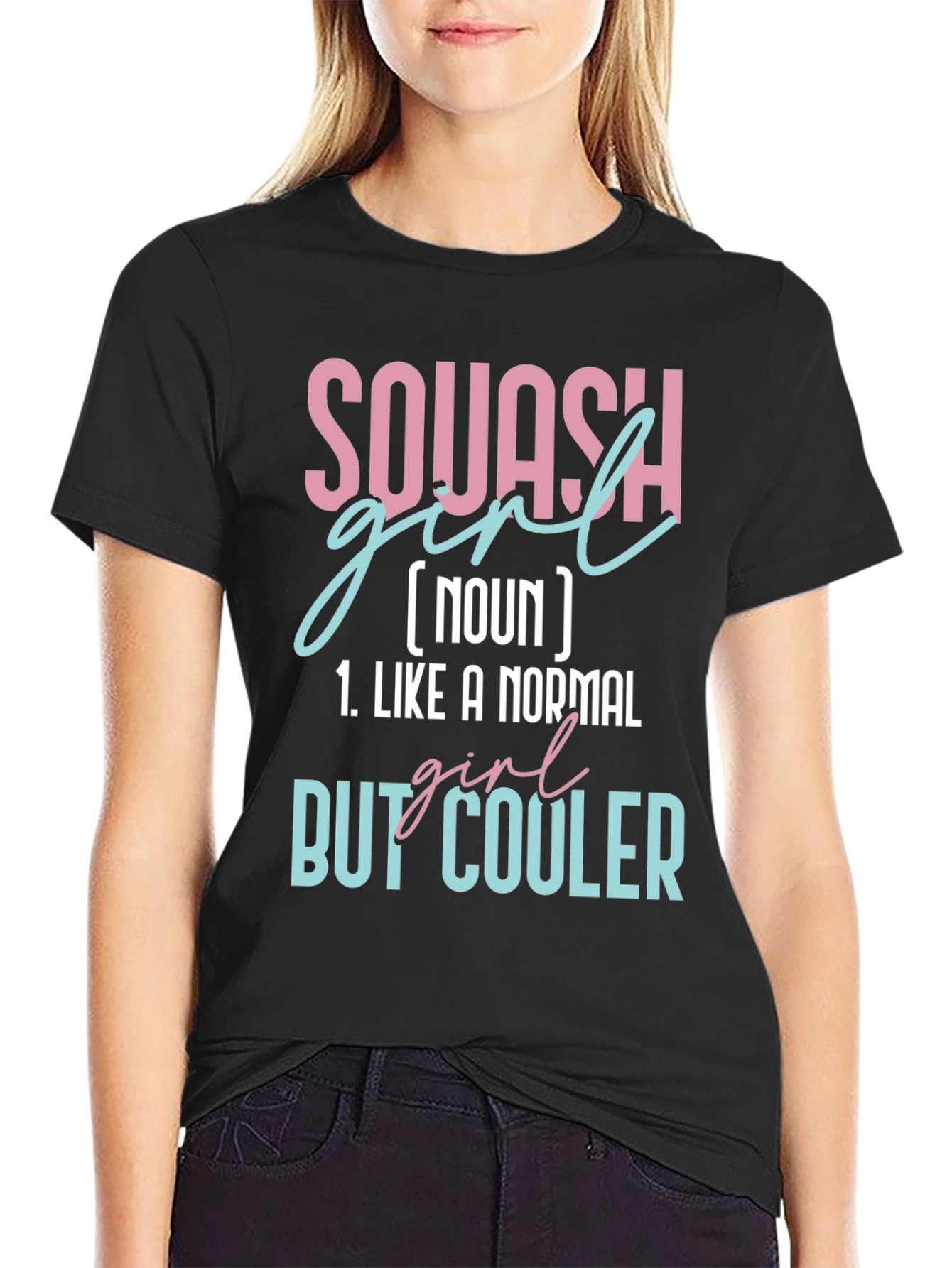 Squash Girl Definition T-Shirt - Cool & Unique Tee