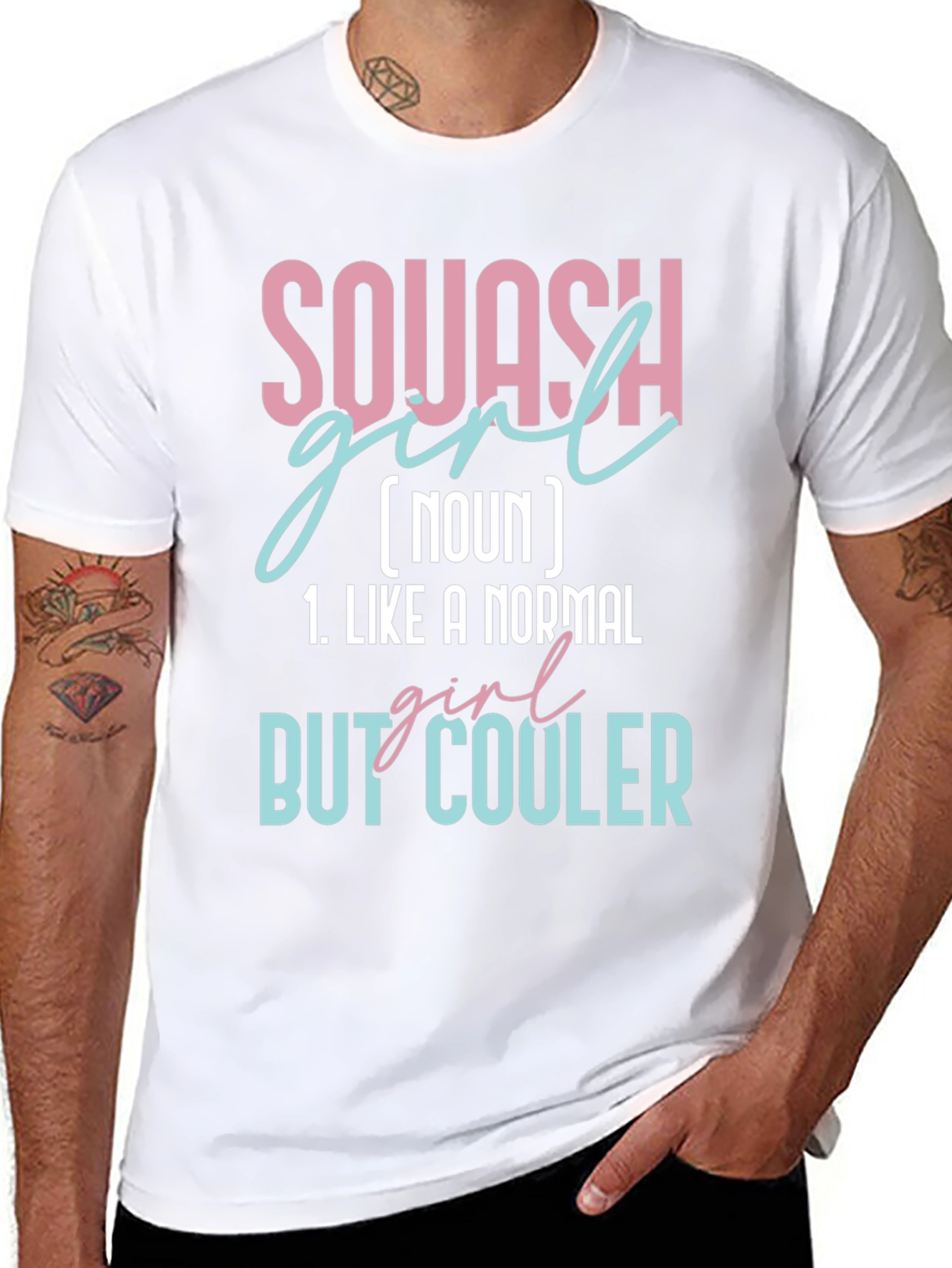 Squash Girl Definition T-Shirt - Cool & Unique Tee