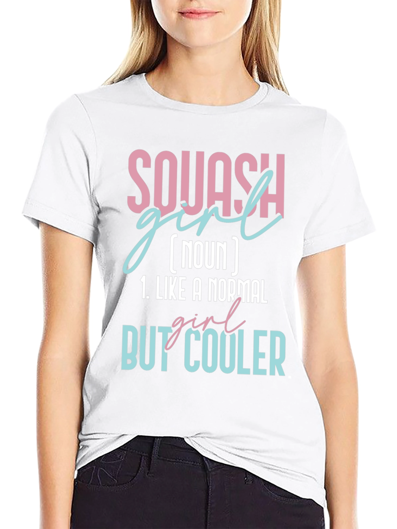 Squash Girl Definition T-Shirt - Cool & Unique Tee