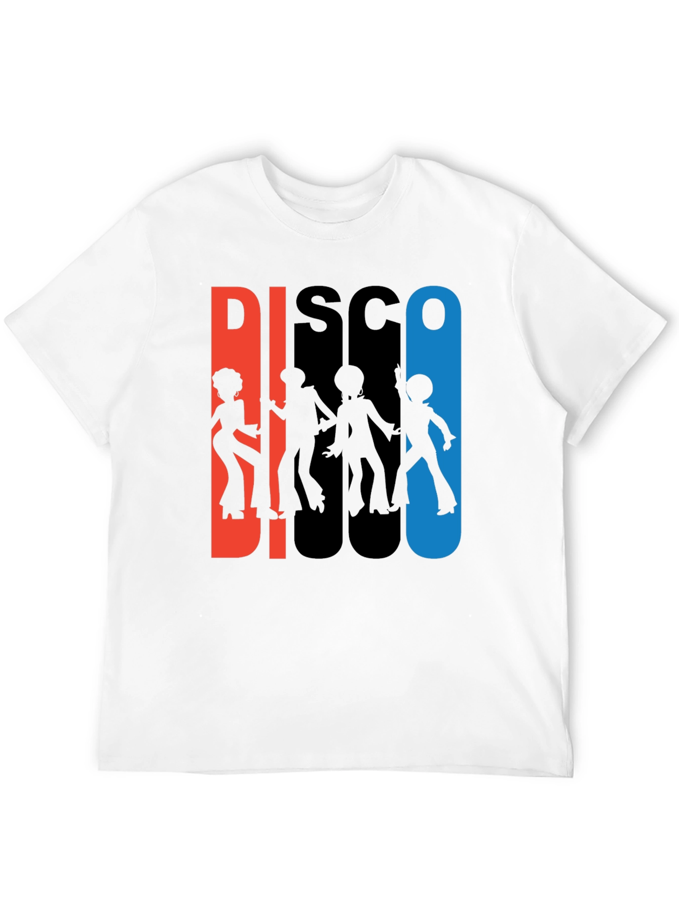 Retro Disco Graphic T-Shirt - Black