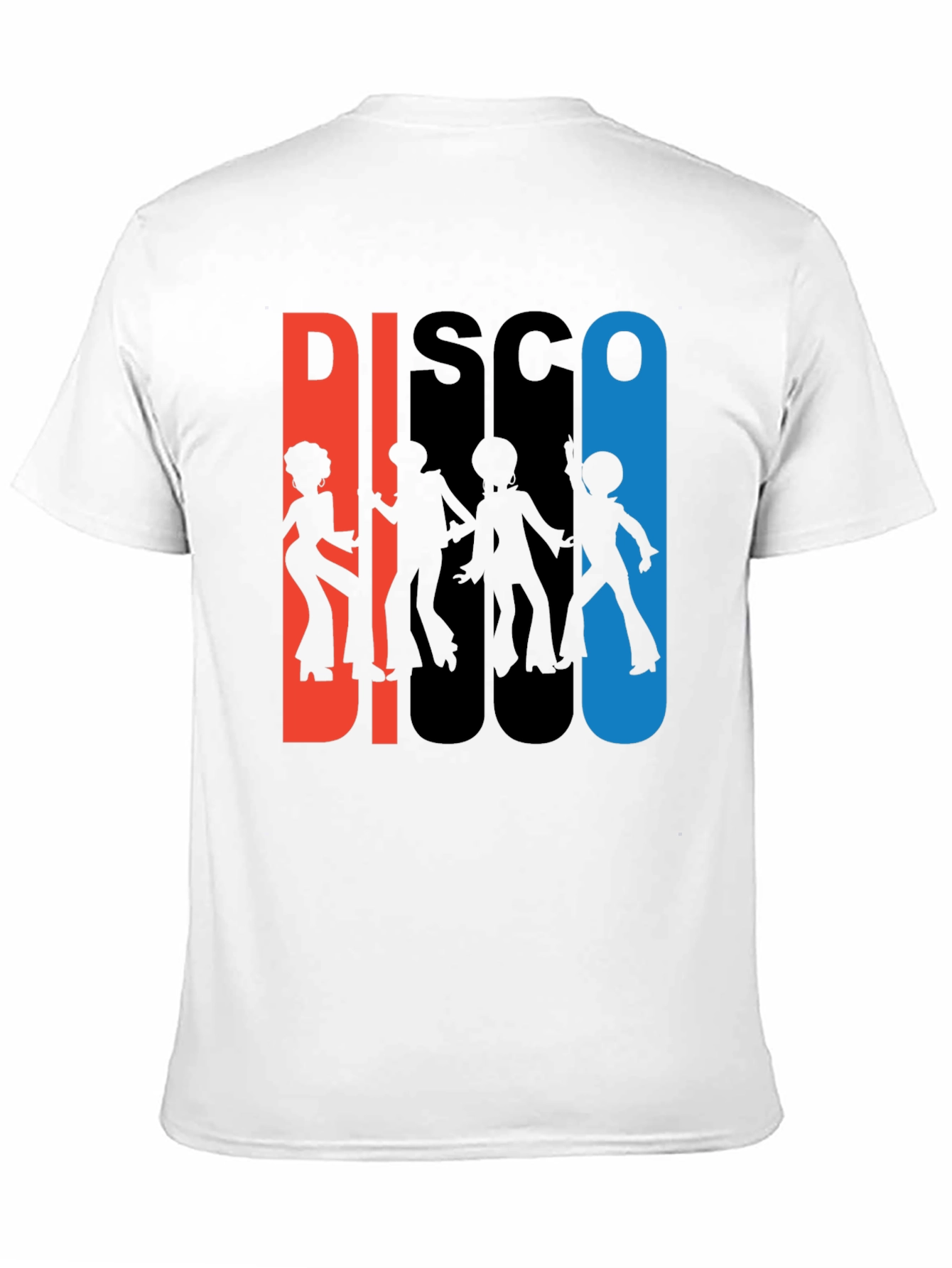 Retro Disco Graphic T-Shirt - Black