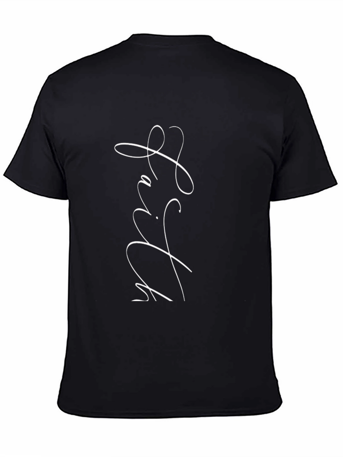 Faith Script Black T-Shirt