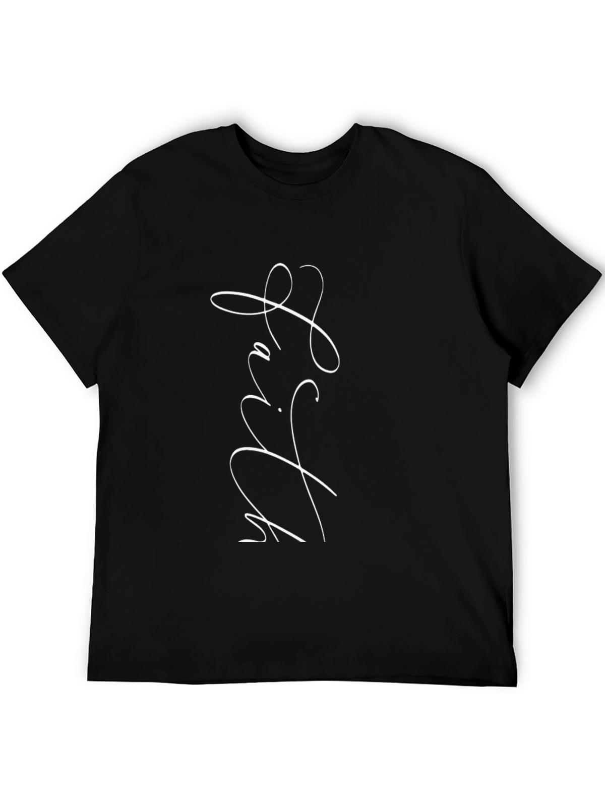 Faith Script Black T-Shirt