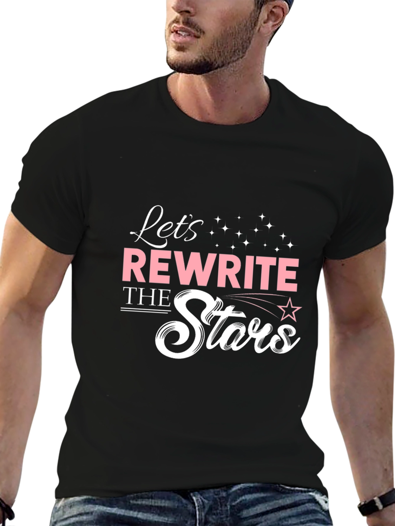Rewrite The Stars Graphic Tee - Unisex Black T-Shirt