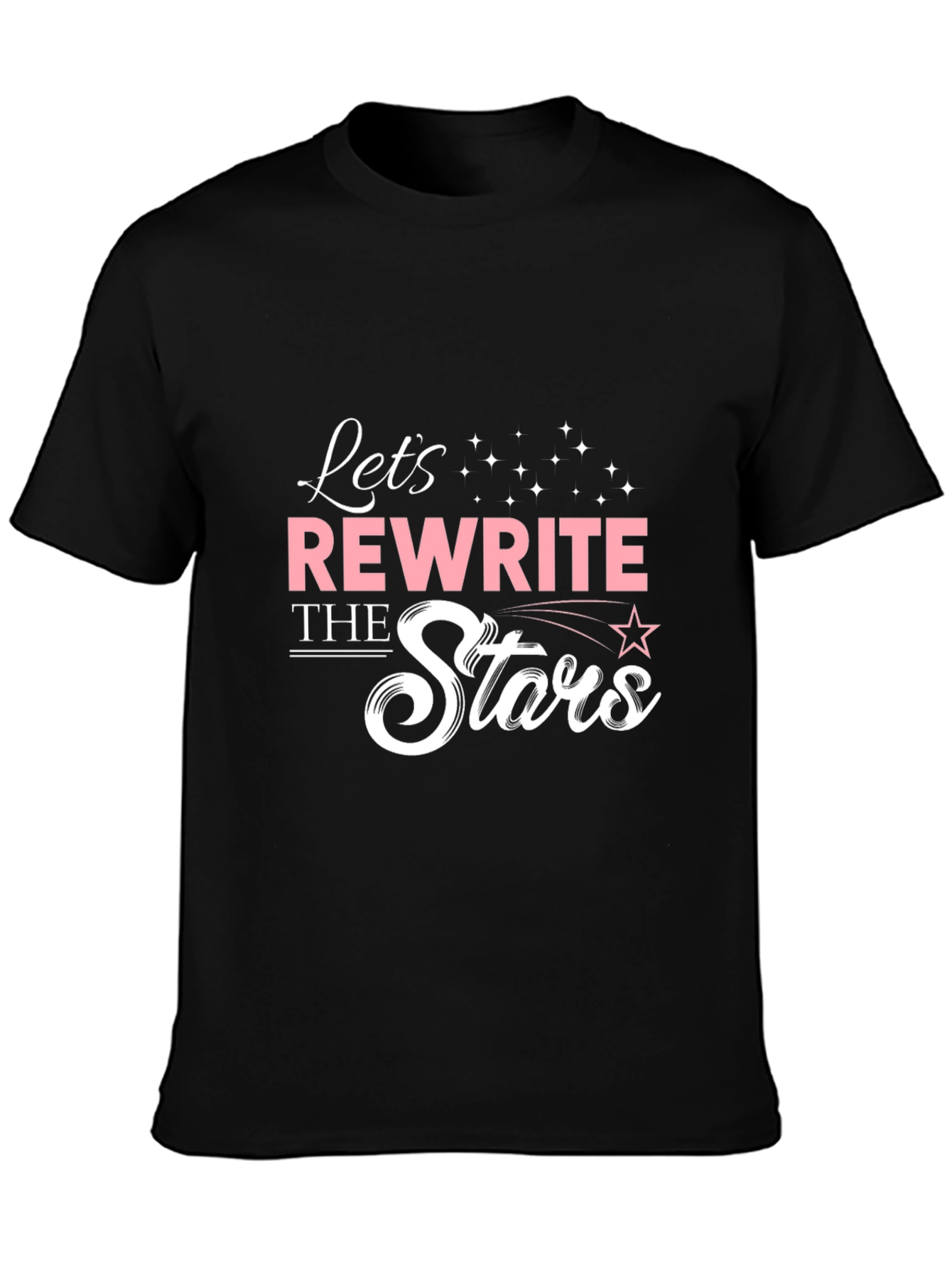 Rewrite The Stars Graphic Tee - Unisex Black T-Shirt
