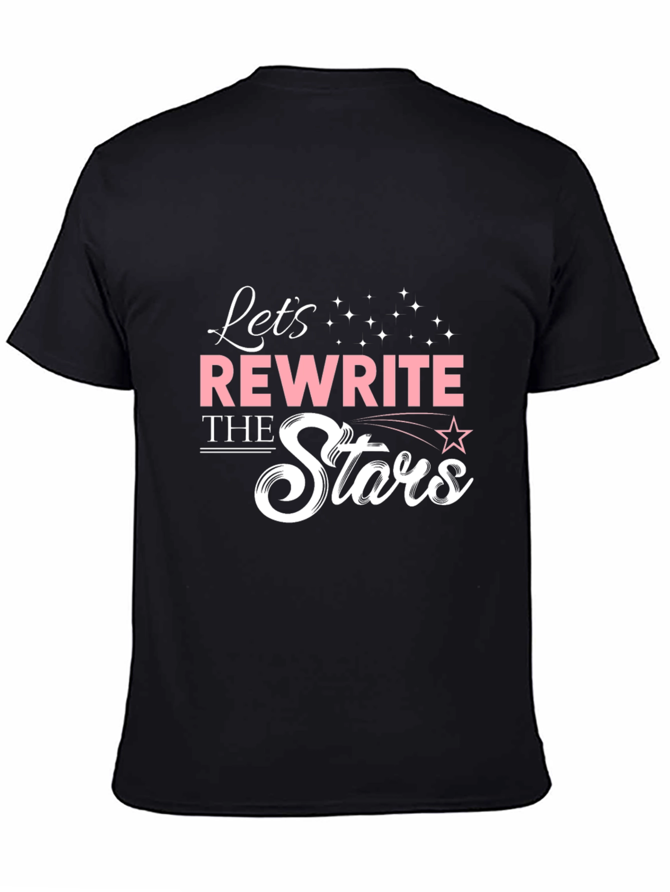 Rewrite The Stars Graphic Tee - Unisex Black T-Shirt