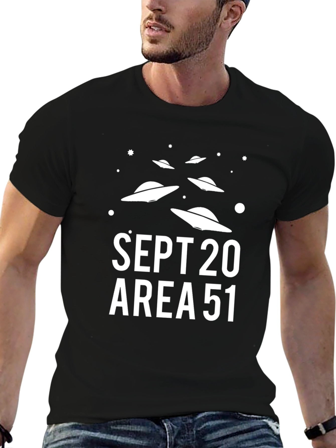Sept 20 Area 51 UFO Graphic T-Shirt