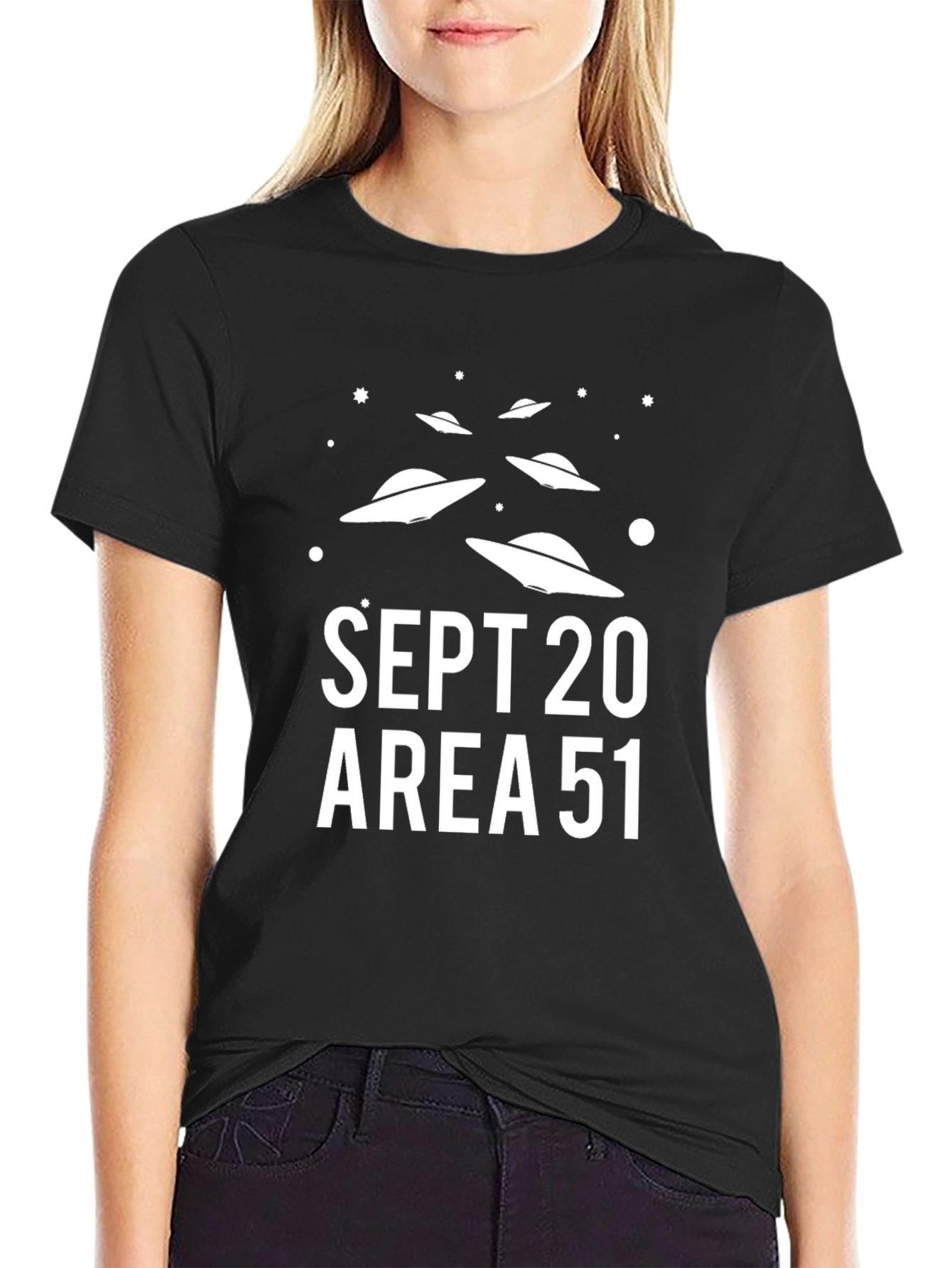Sept 20 Area 51 UFO Graphic T-Shirt