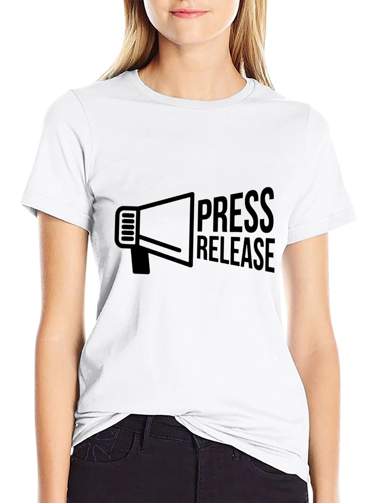Press Release Graphic Tee - Black T-Shirt