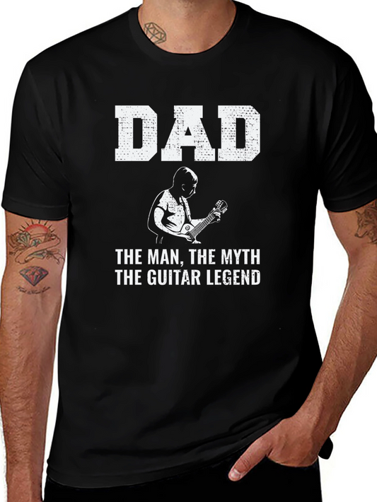 Dad Guitar Legend Graphic T-Shirt