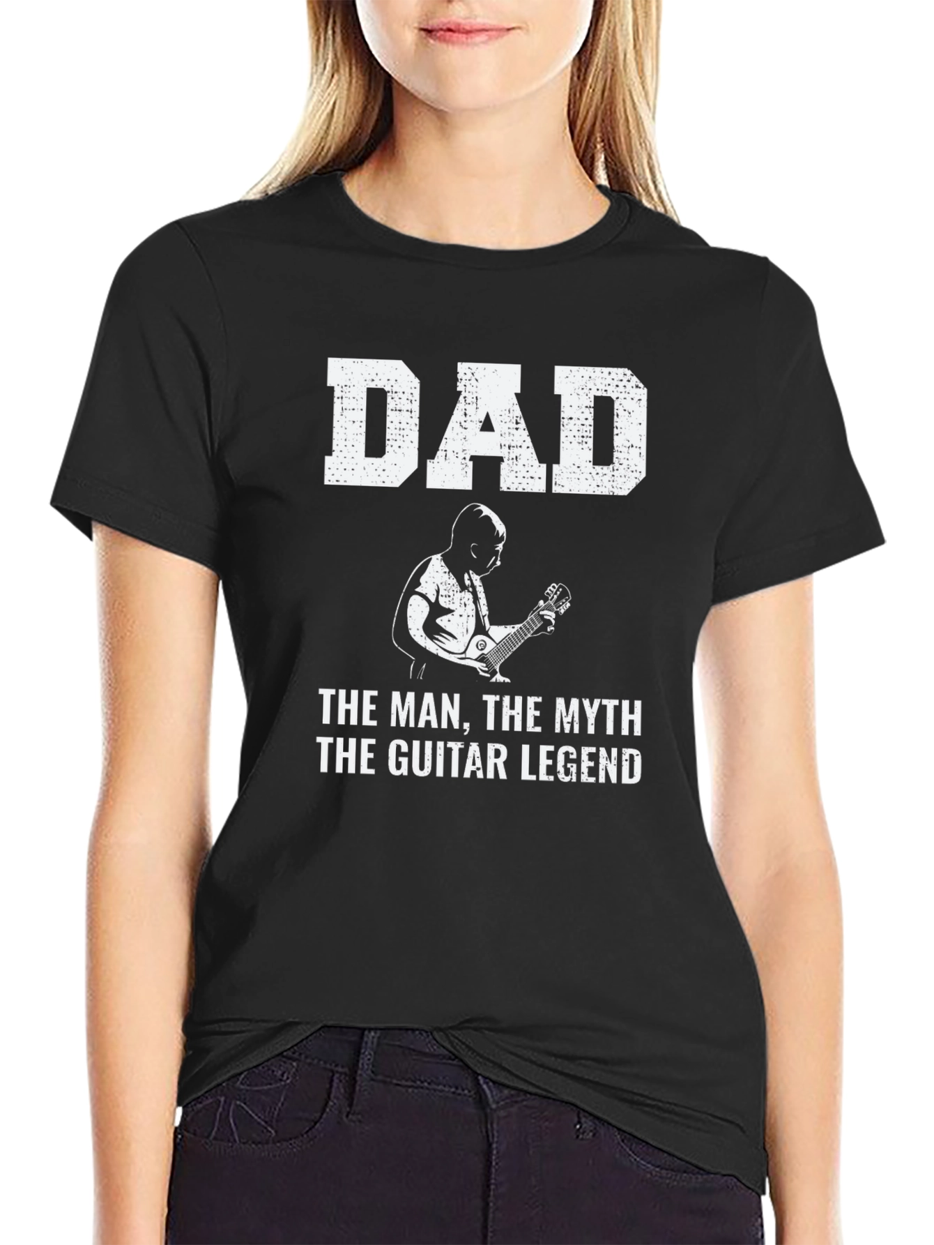 Dad Guitar Legend Graphic T-Shirt