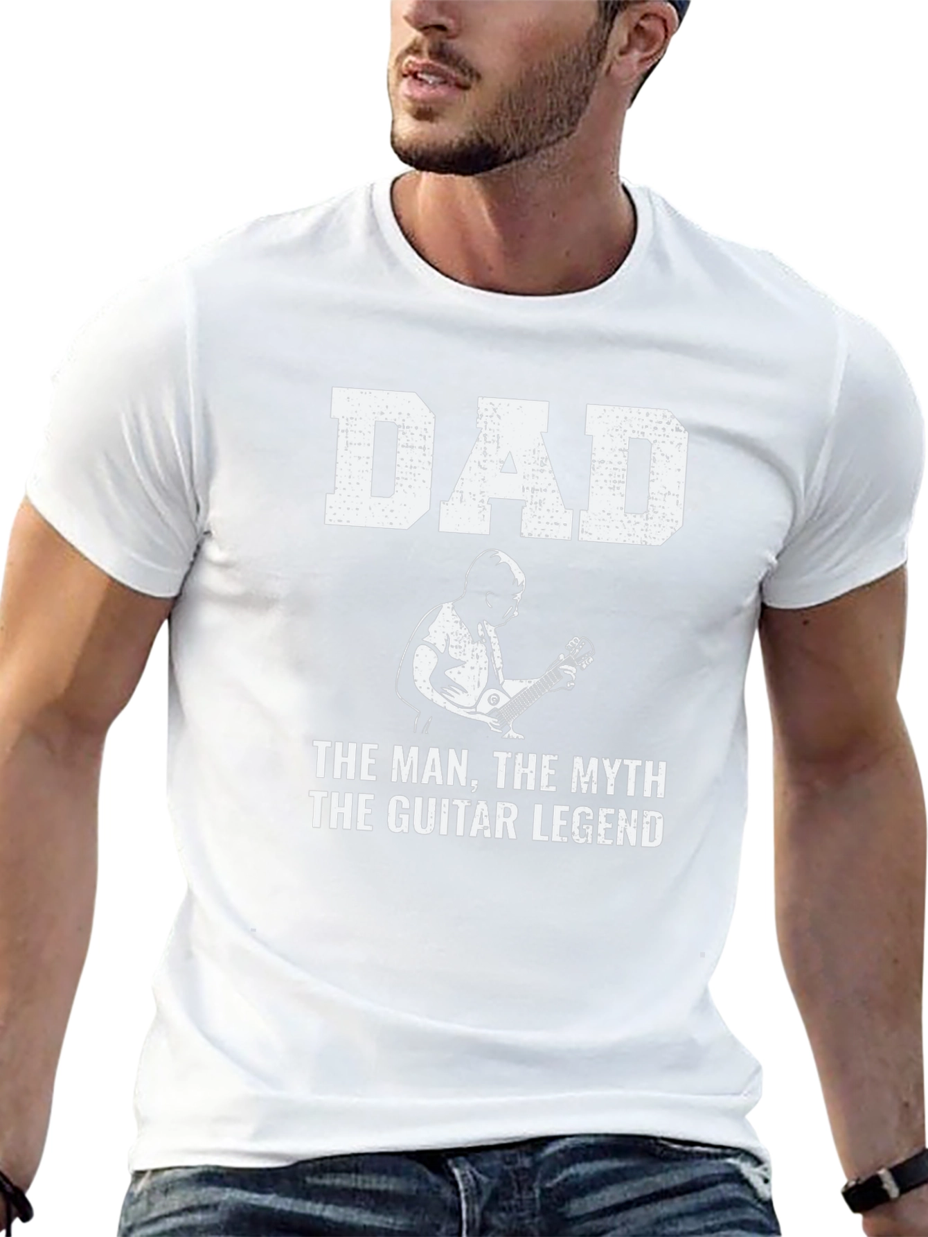 Dad Guitar Legend Graphic T-Shirt
