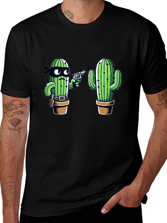 Cactus Bandit Graphic T-Shirt - Western Humor