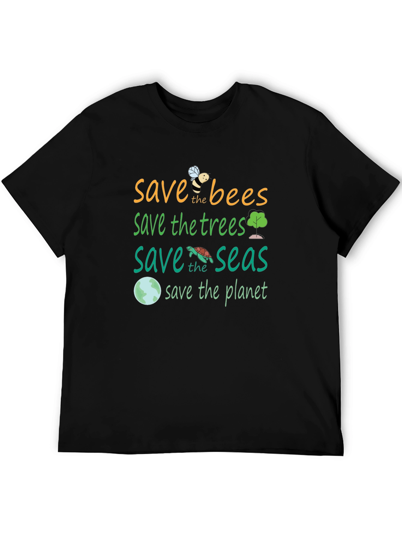 Save the Planet Graphic Tee - Eco-Friendly T-Shirt