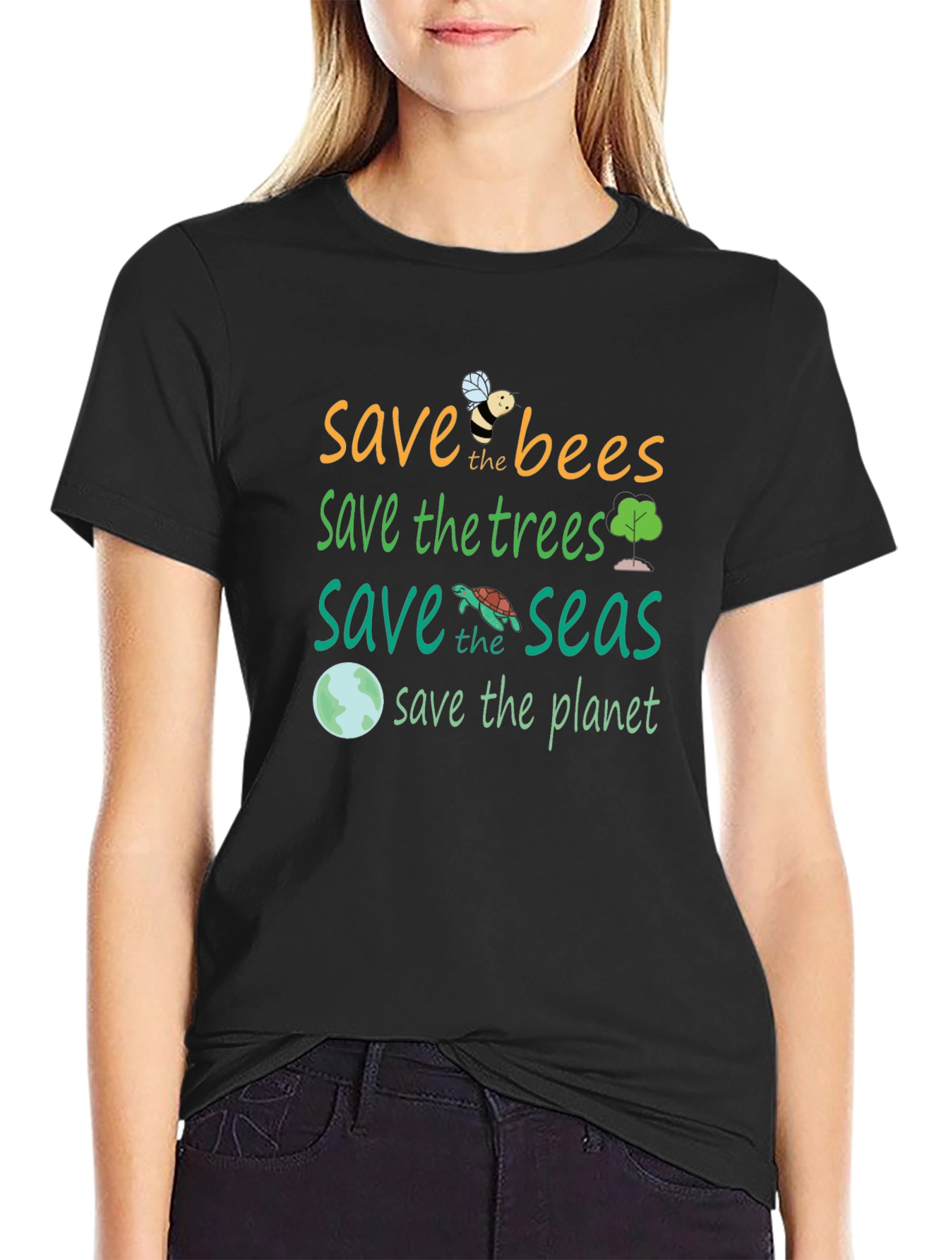 Save the Planet Graphic Tee - Eco-Friendly T-Shirt