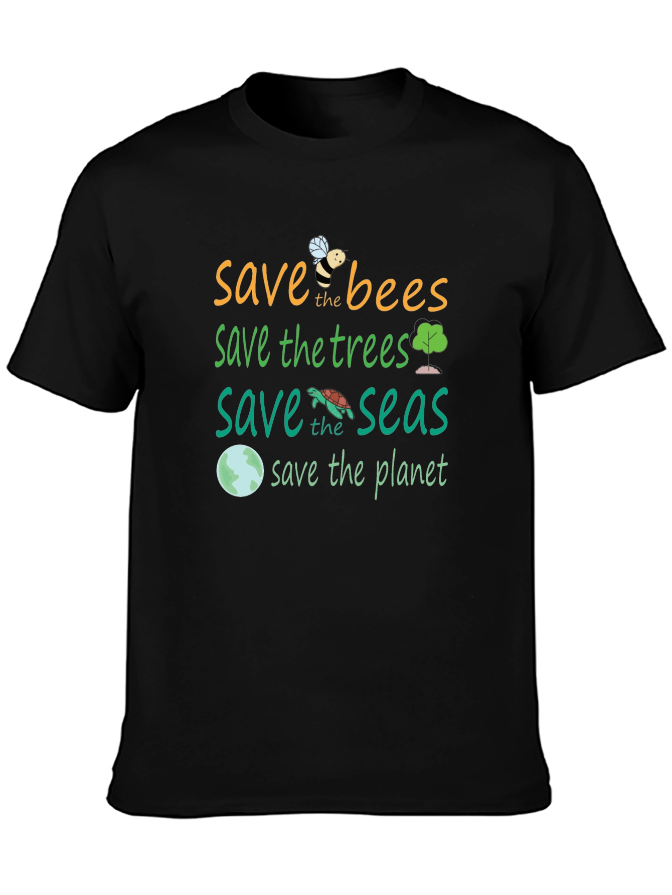 Save the Planet Graphic Tee - Eco-Friendly T-Shirt