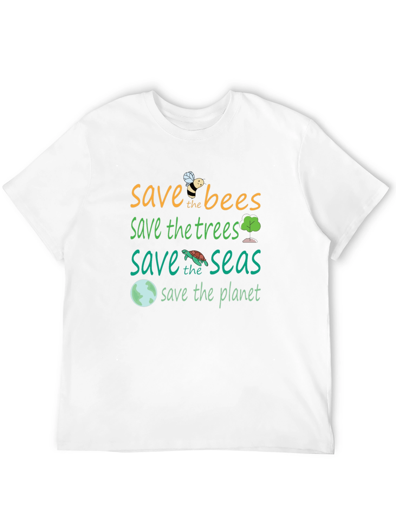 Save the Planet Graphic Tee - Eco-Friendly T-Shirt