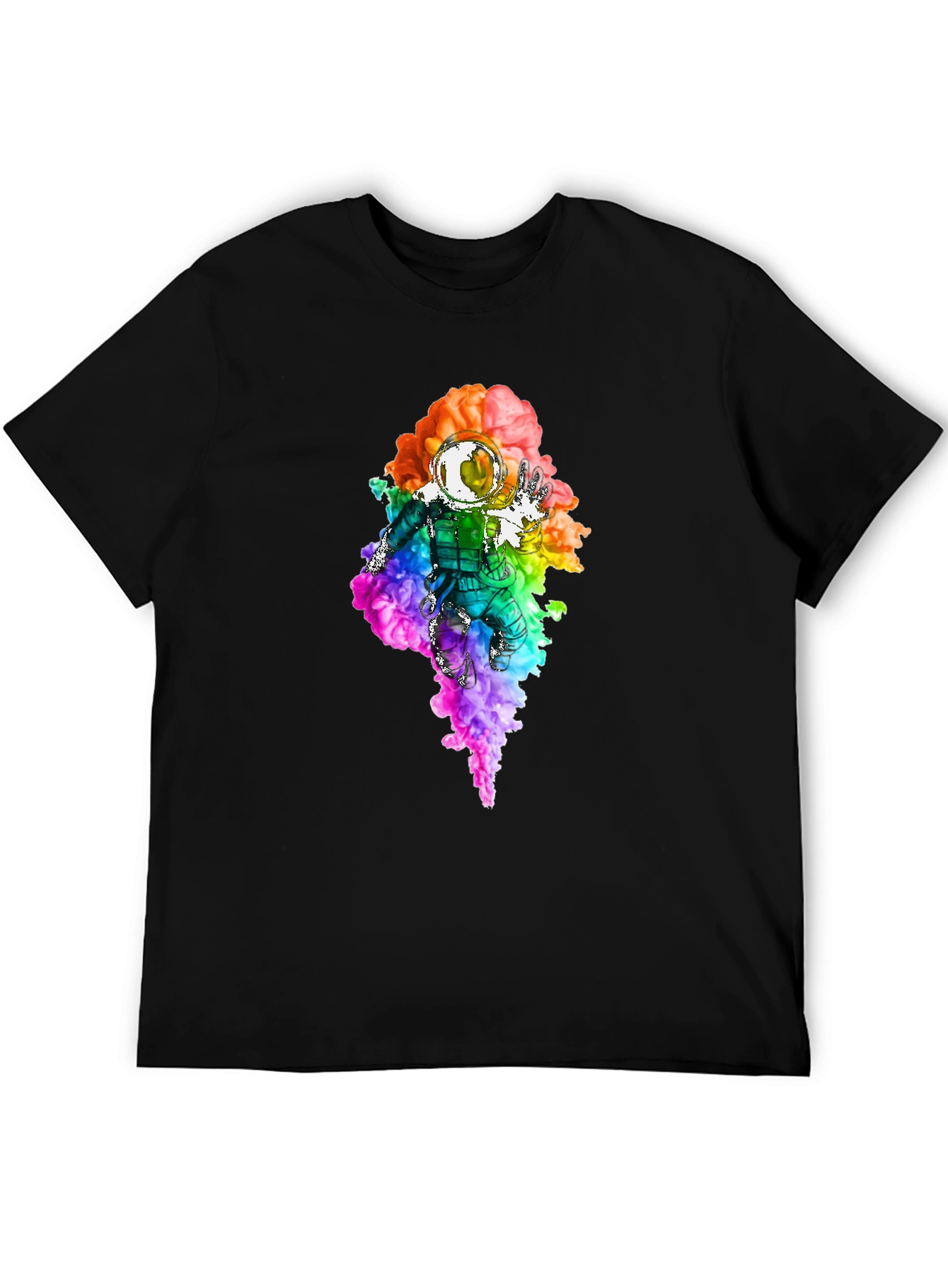Astronaut Rainbow Smoke T-Shirt