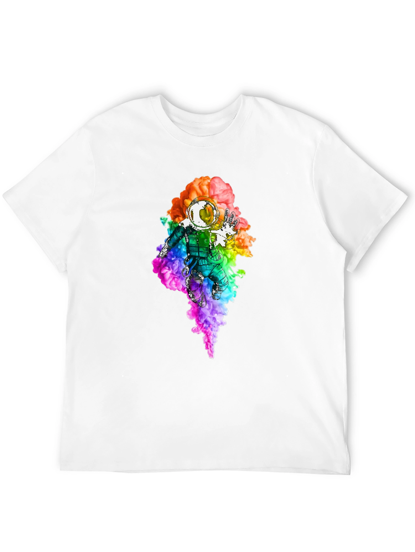 Astronaut Rainbow Smoke T-Shirt