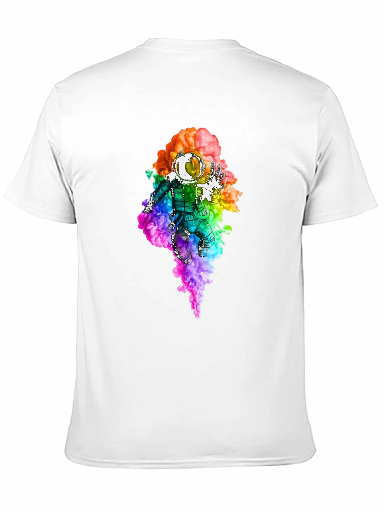 Astronaut Rainbow Smoke T-Shirt