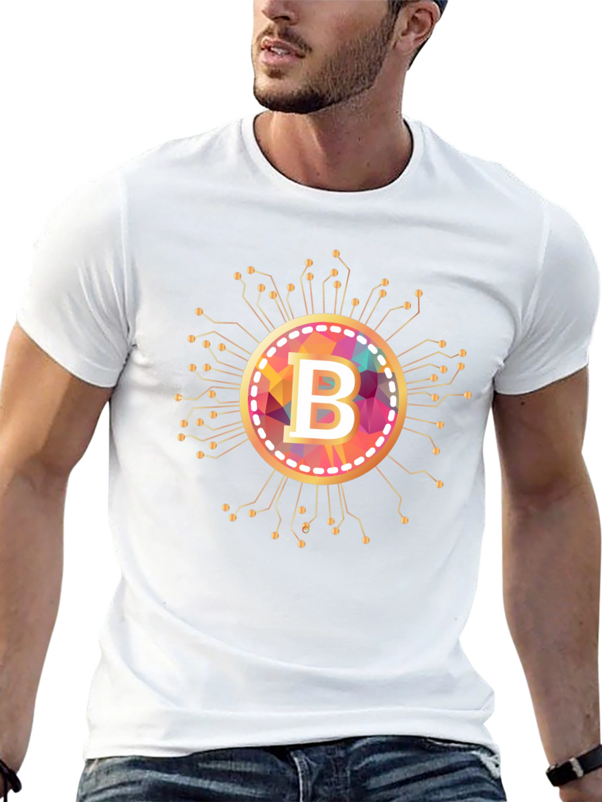 Bitcoin B Logo Black T-Shirt