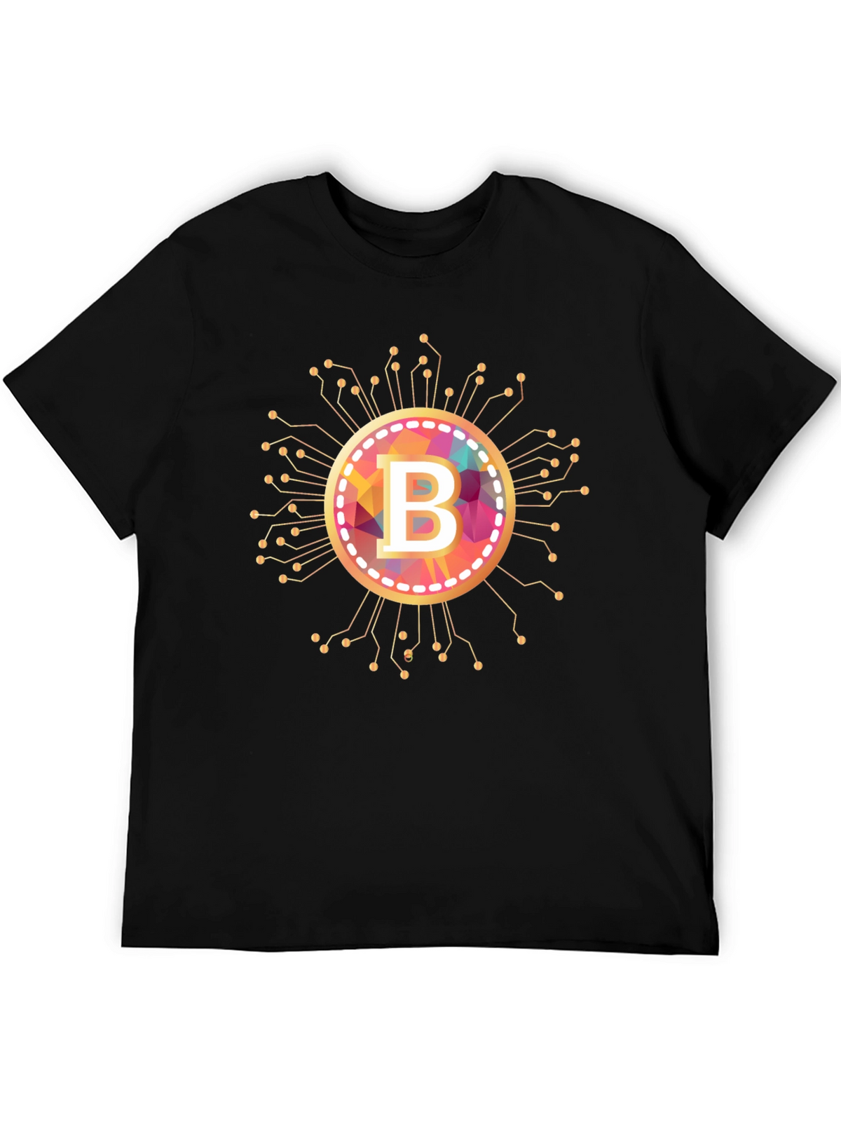 Bitcoin B Logo Black T-Shirt