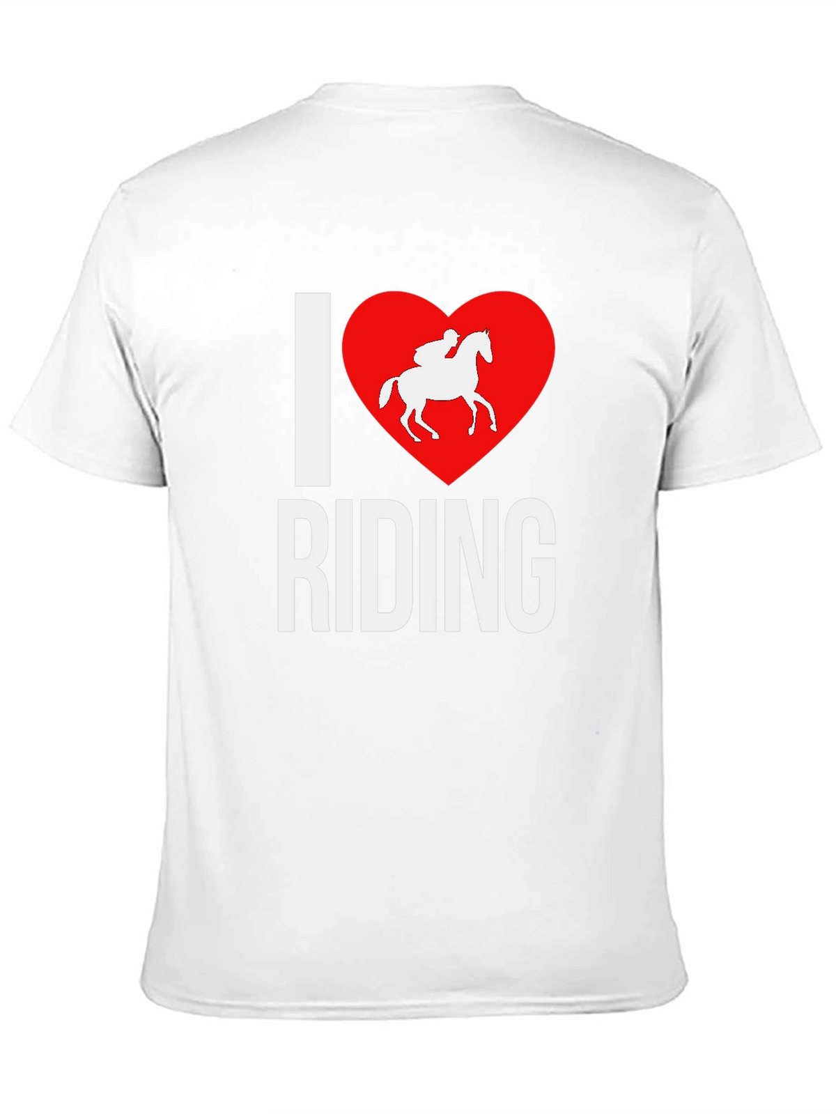 I Heart Riding Graphic Tee - Equestrian Lovers T-Shirt