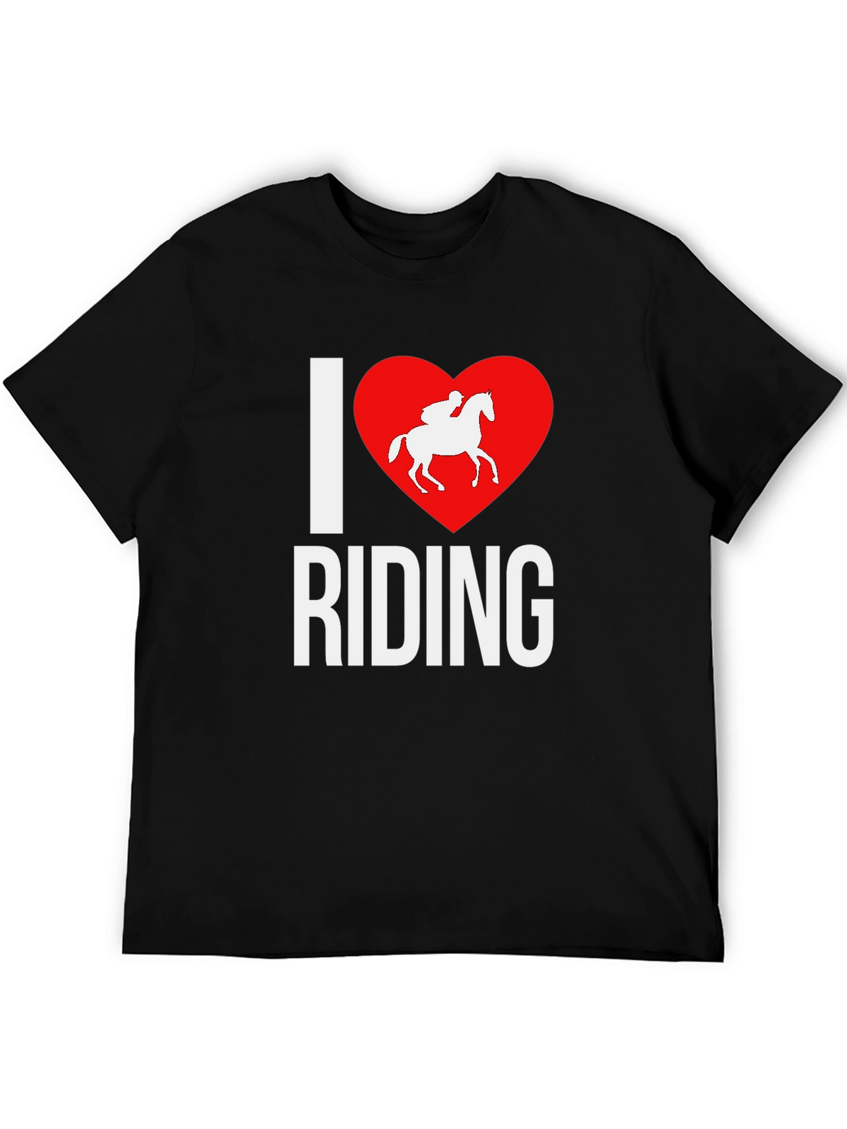 I Heart Riding Graphic Tee - Equestrian Lovers T-Shirt