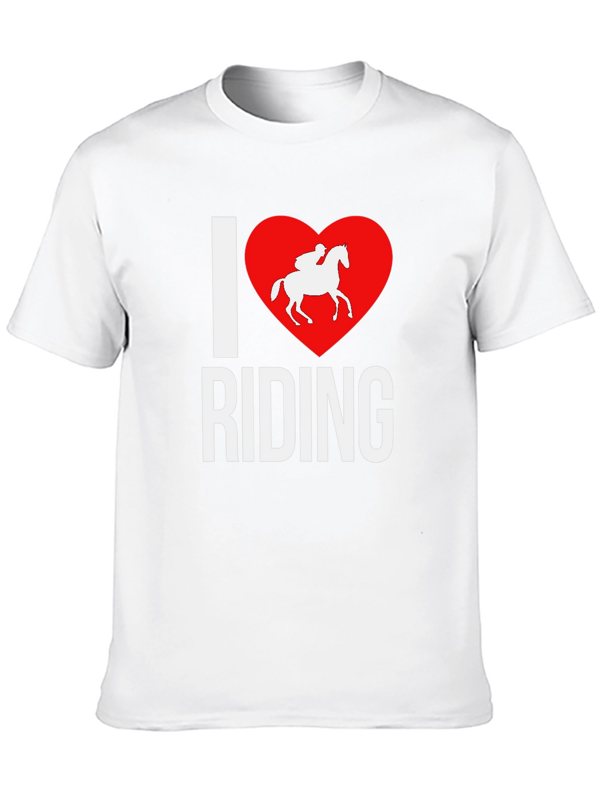 I Heart Riding Graphic Tee - Equestrian Lovers T-Shirt