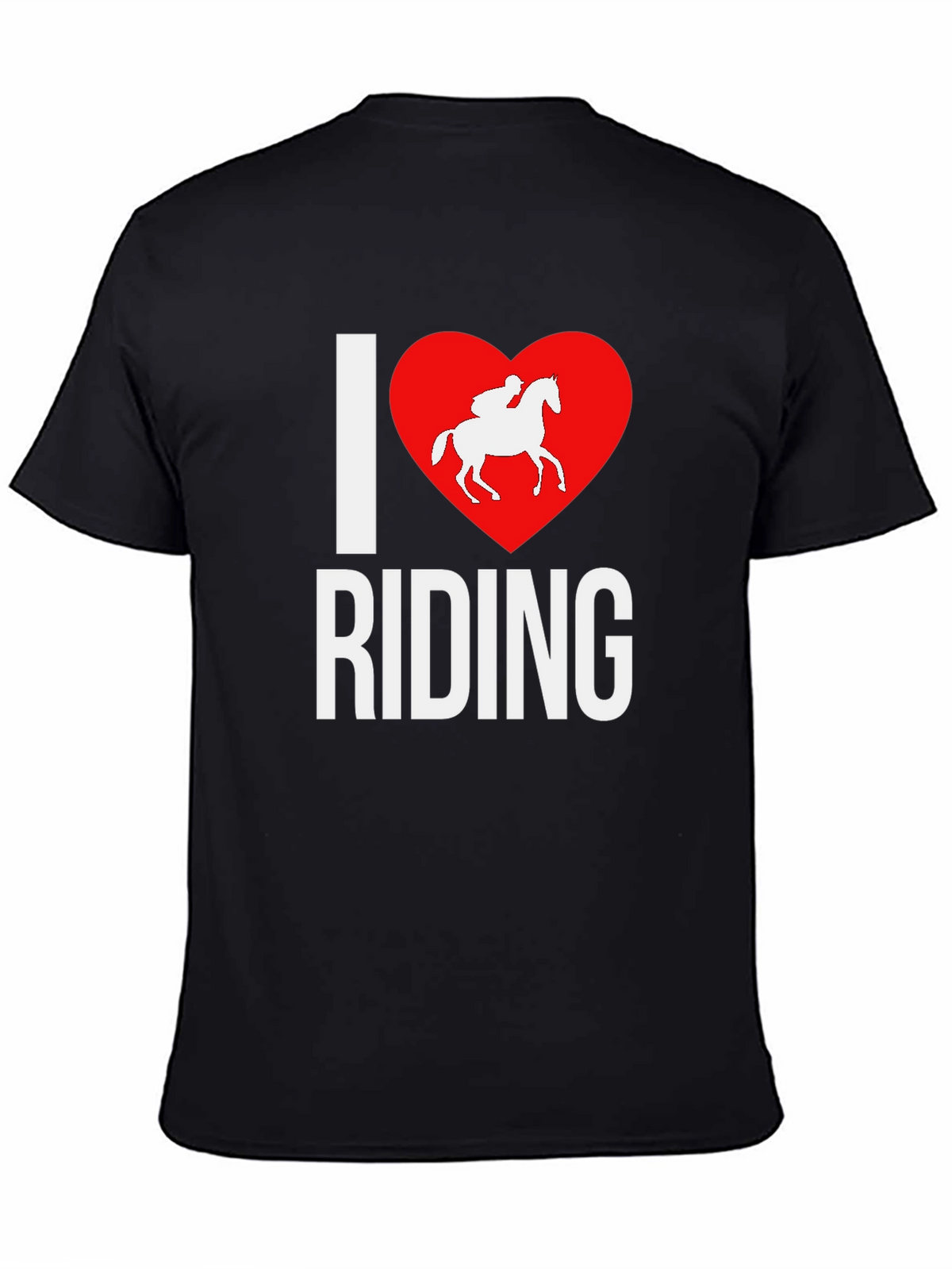 I Heart Riding Graphic Tee - Equestrian Lovers T-Shirt